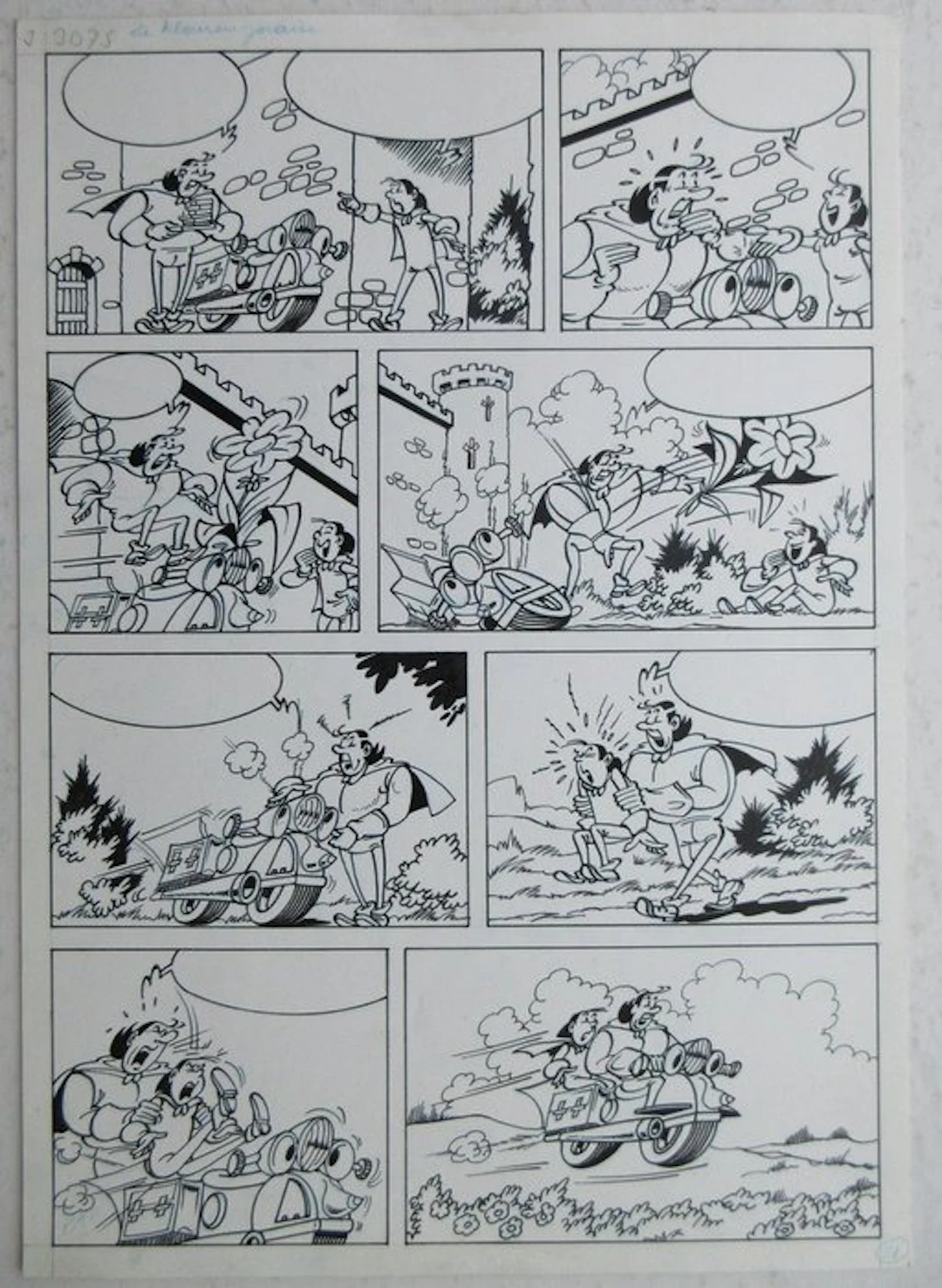 Studio Vandersteen - 1 Original page - Jerom - De kleurenzaaier p. 21