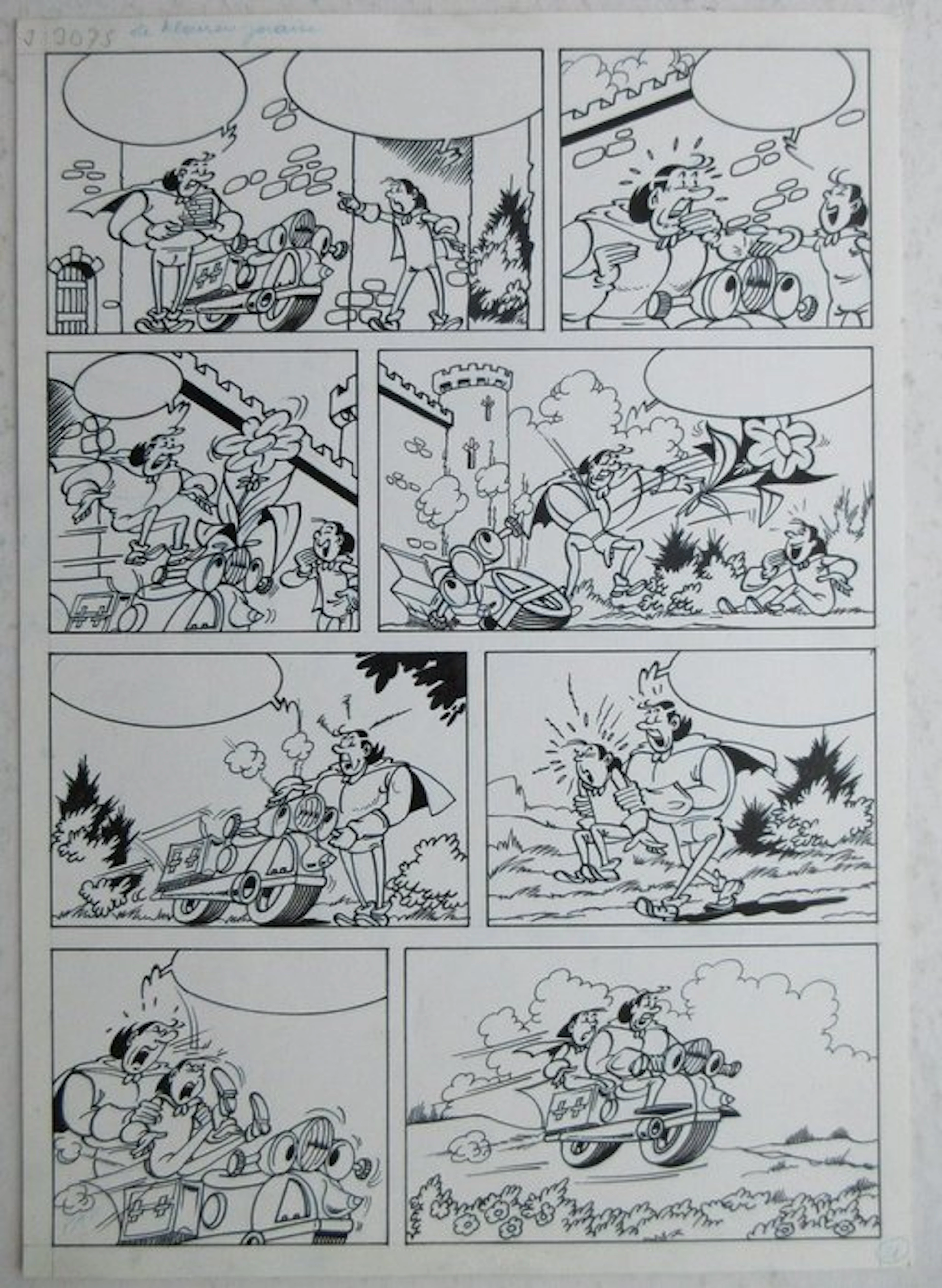 Studio Vandersteen - 1 Original page - Jerom - De kleurenzaaier p. 21