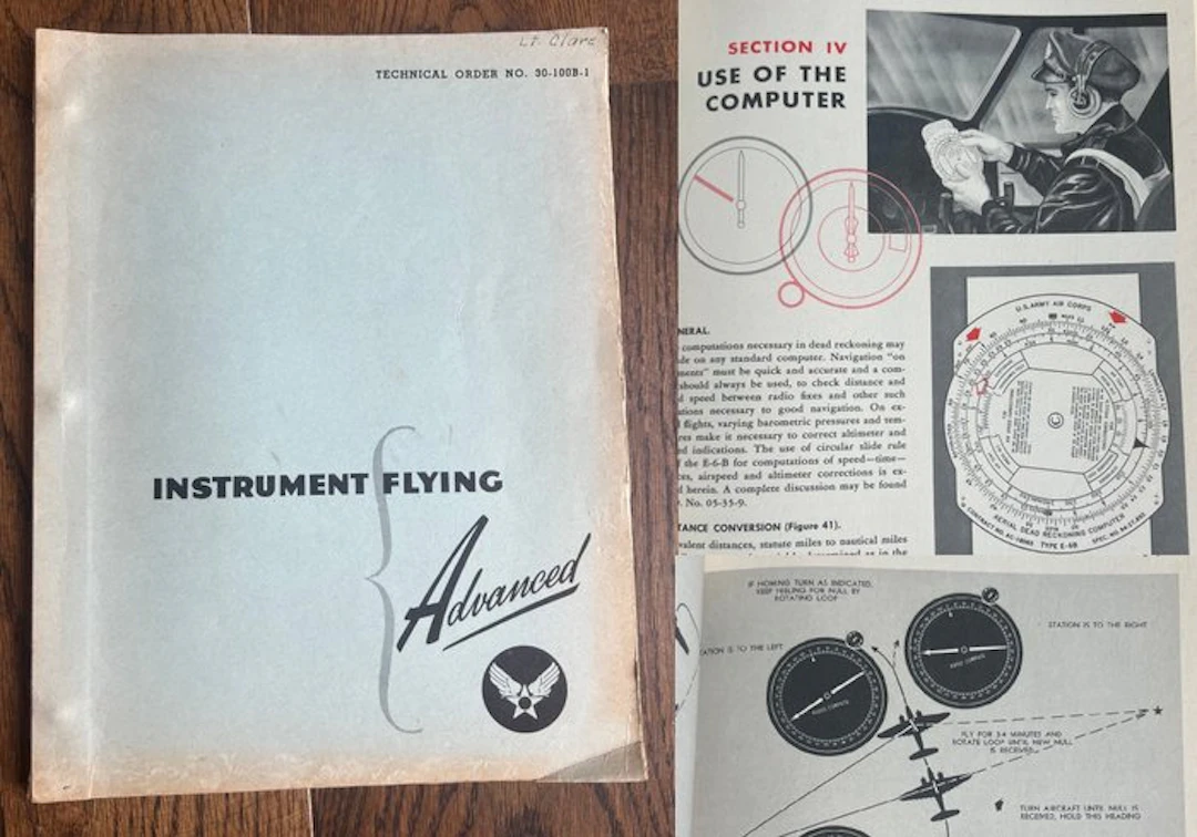 WW2 USAAF Bomber / Fighter - Pilot Handbook Airforce...