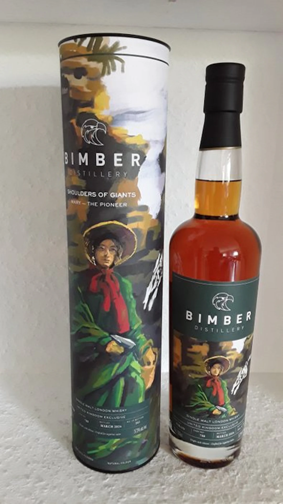 Bimber - Shoulders of Giants - Mary - The Pioneer - Virgin Oak Cask no. 788 - UK Exclusive - b. 2026 - 700 ml