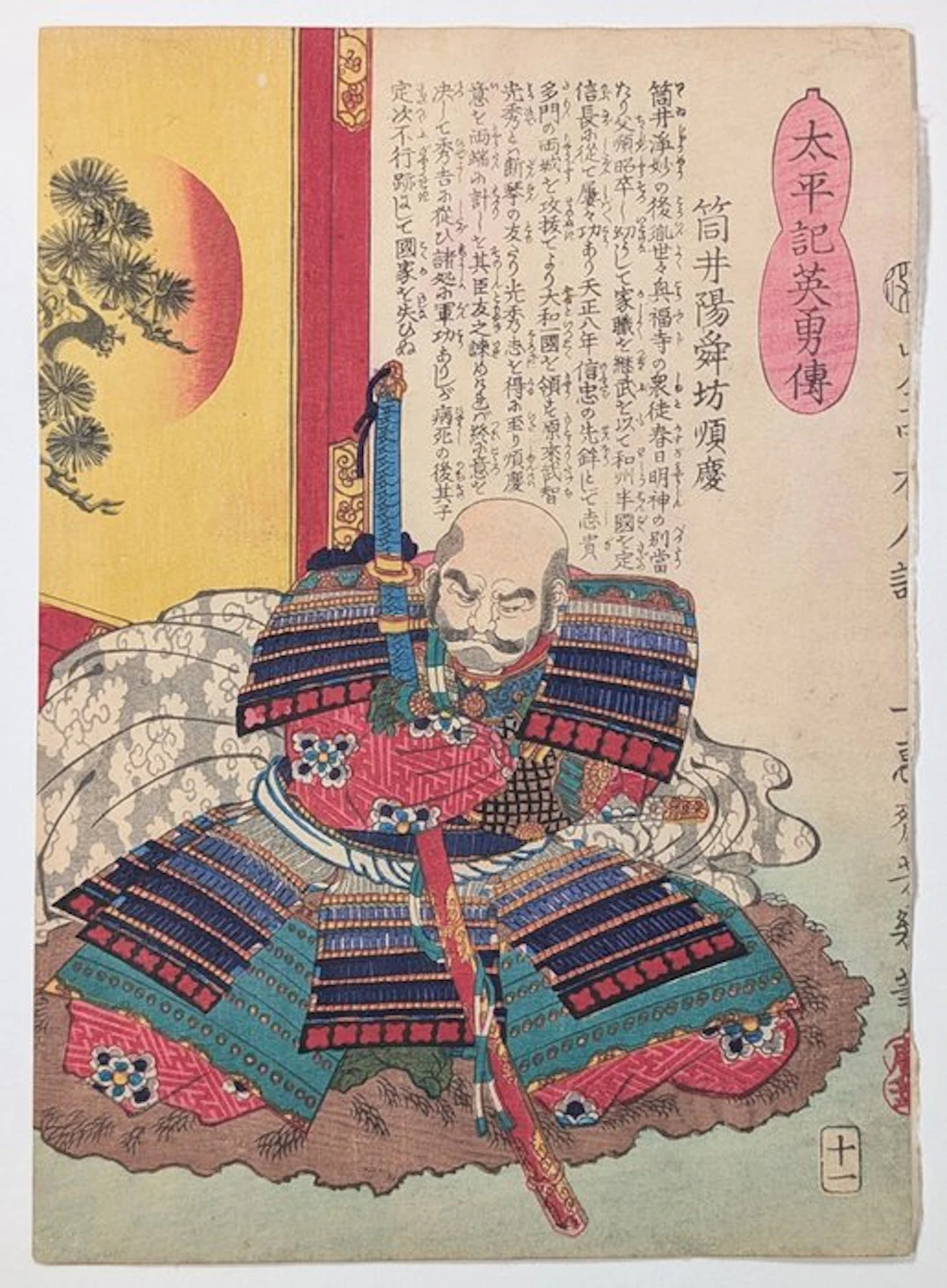 Utagawa Yoshiiku "Tsutsui Youshunbou Junkei" Heroes of...