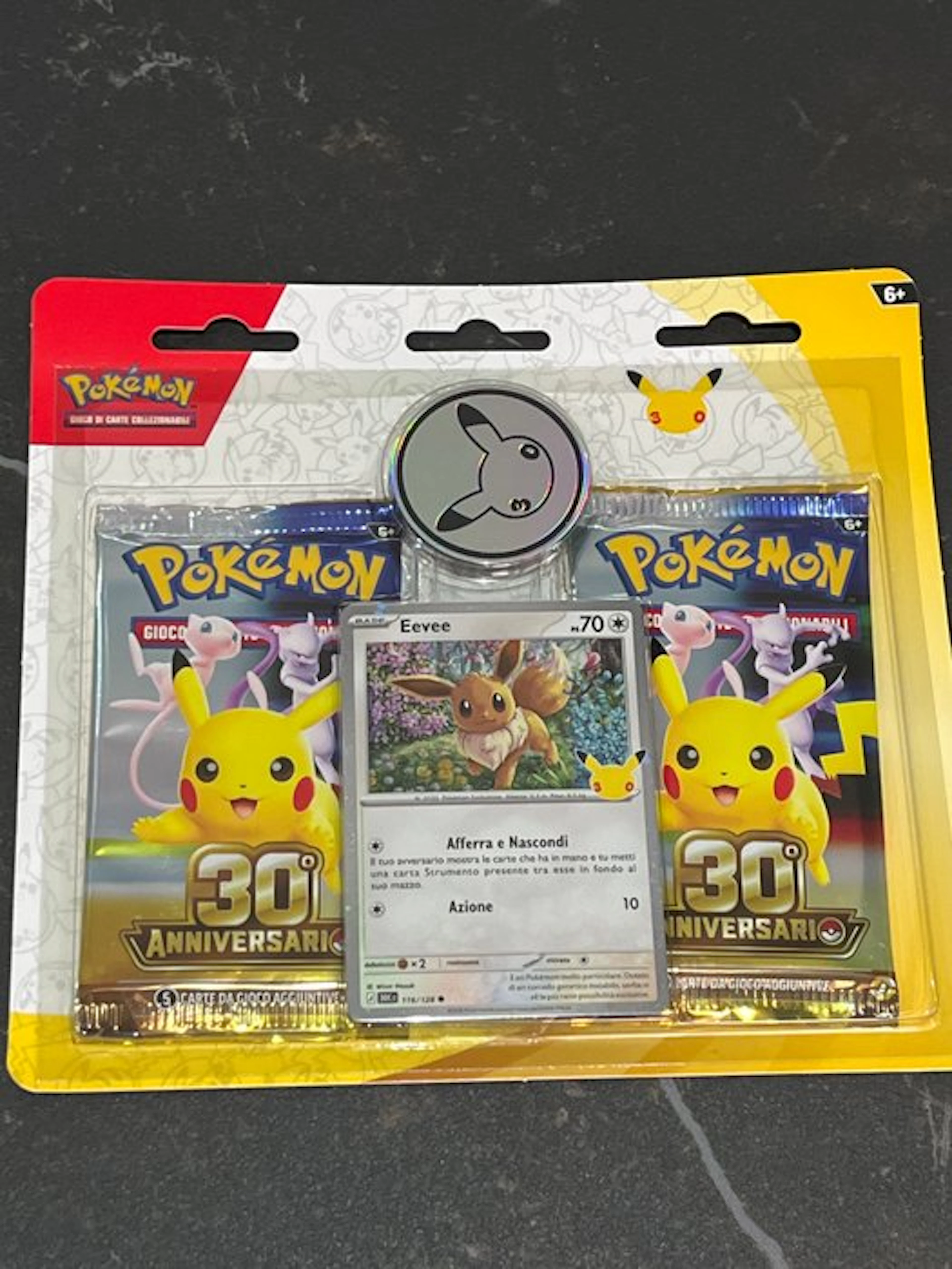 Pokémon - 1 Blister pack - Pokemon 30th anniversary eevee - Various sets