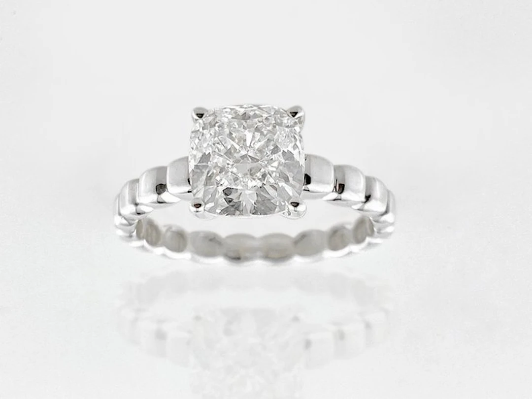 Ring - 14 kt. White gold - 2.01ct. tw. Diamond (Lab-grown)