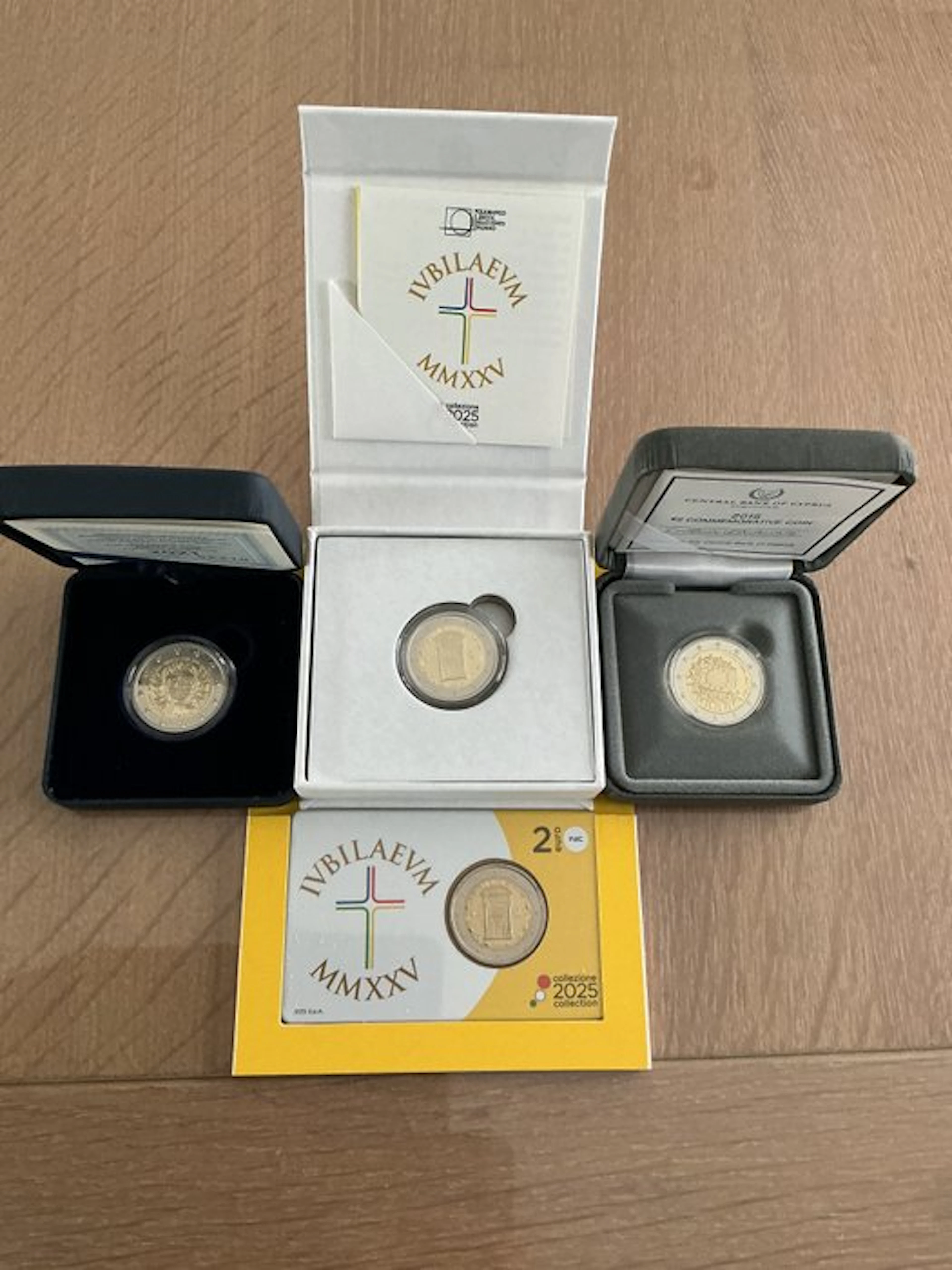 Europe. 2 Euro 2015/2025 (4 coins incl. 3 Proof coins) (No reserve price)