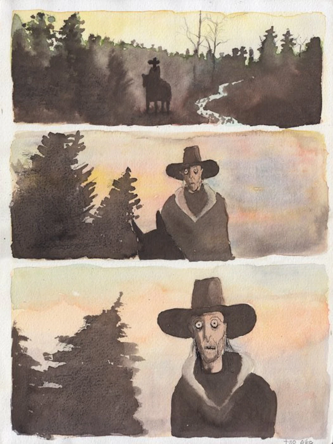 Alba, Tyto - 1 Original page - Dos espíritus - 2011