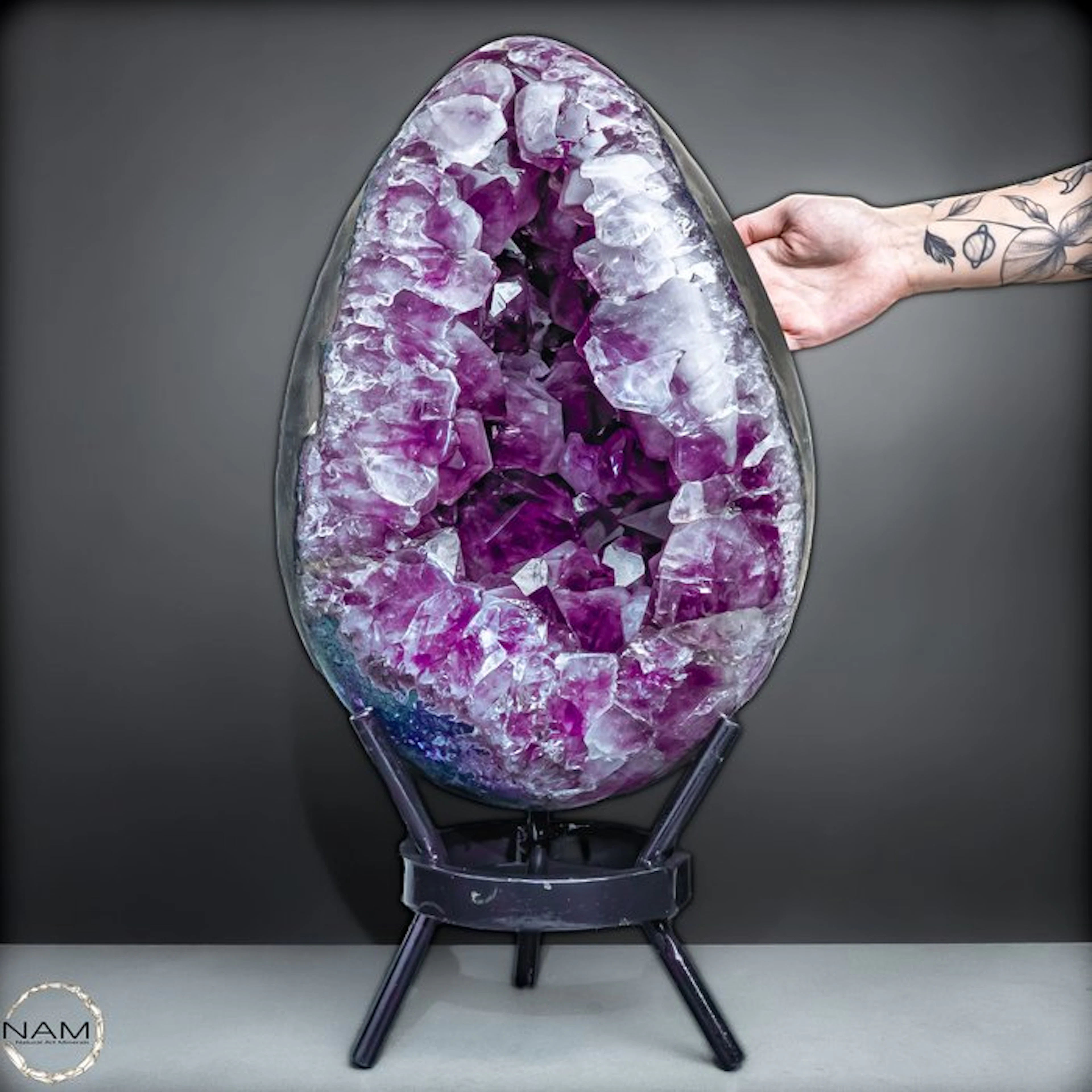Natural amethyst-agate egg from Uruguay – 31.1 kg Naturkunst- 31184.47 g