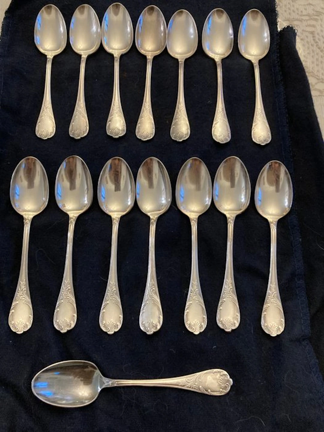 Christofle - Coffee spoon (15) - arly - Silverplated