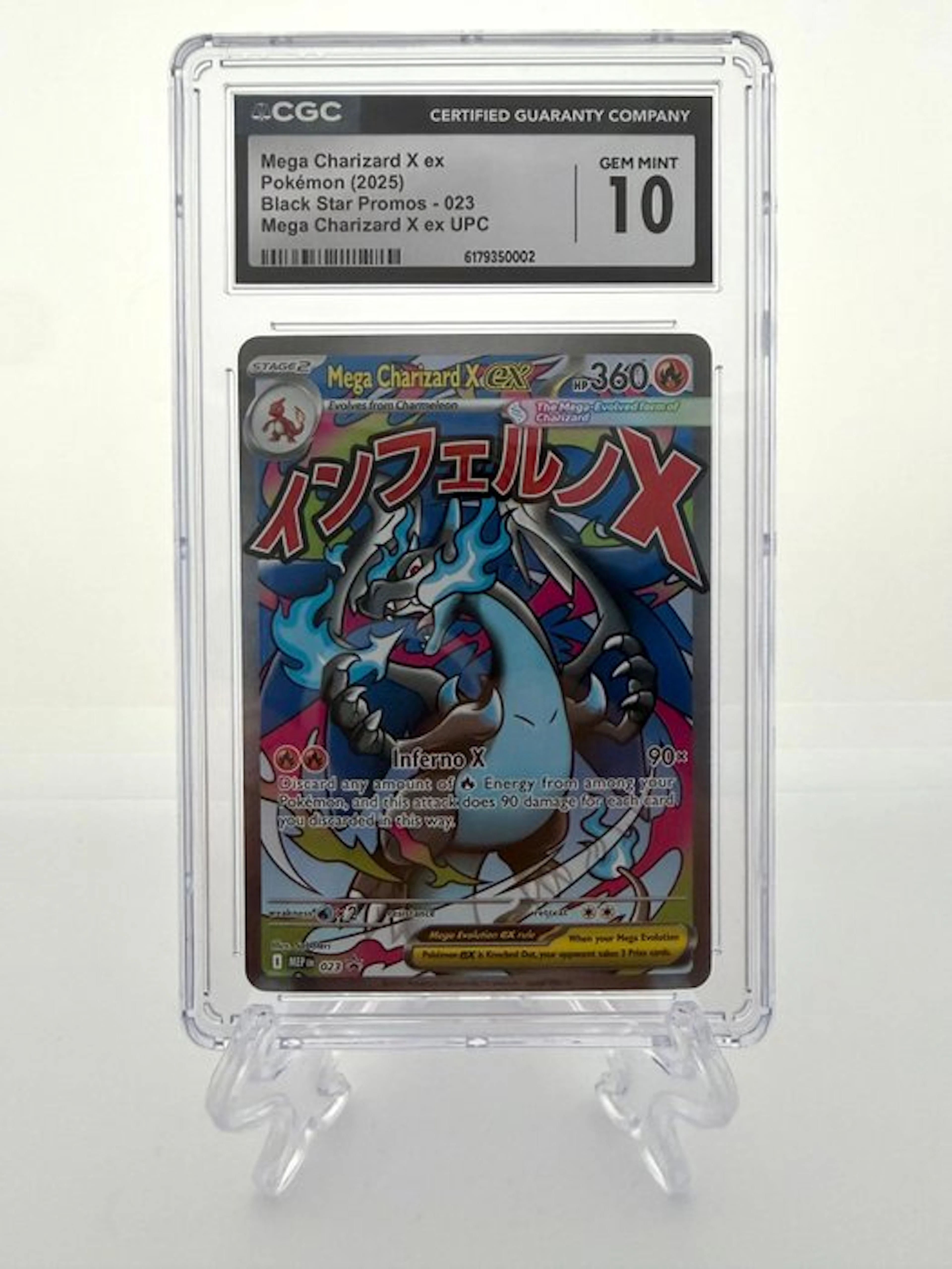 Pokémon - 1 Graded card - Mega Charizard X ex - UPC Promo - CGC 10