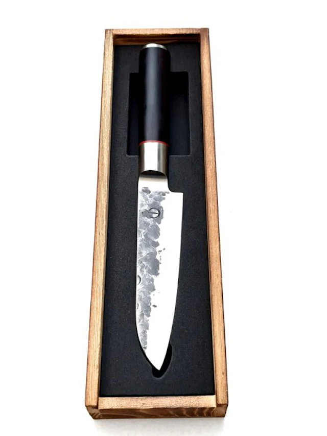 Santoku Knife - 440C Japanese Stainless Steel - Forged...