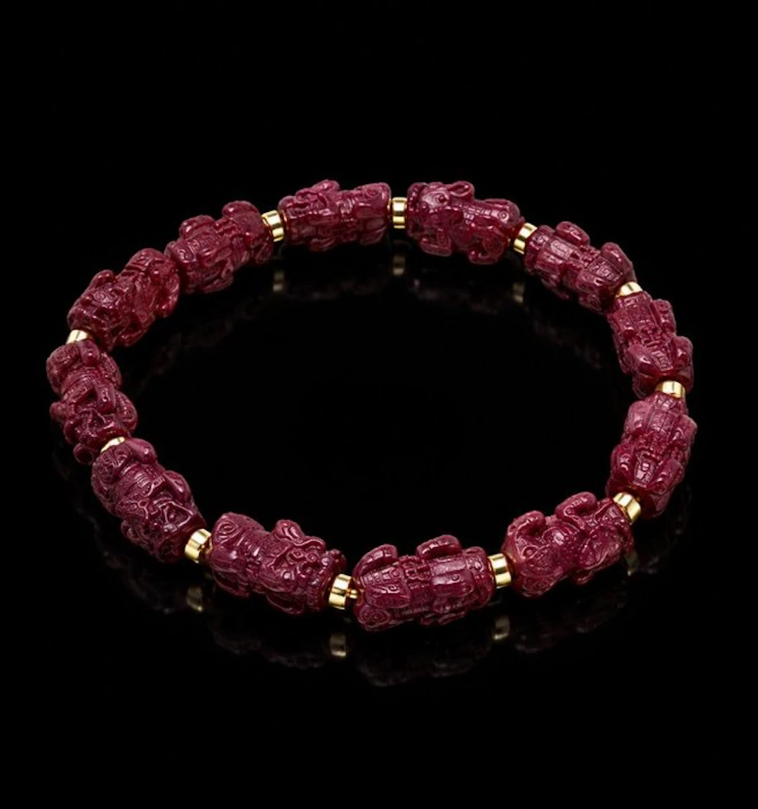 Cinnabar Pixius Feng Shui Bracelet - Metation and...