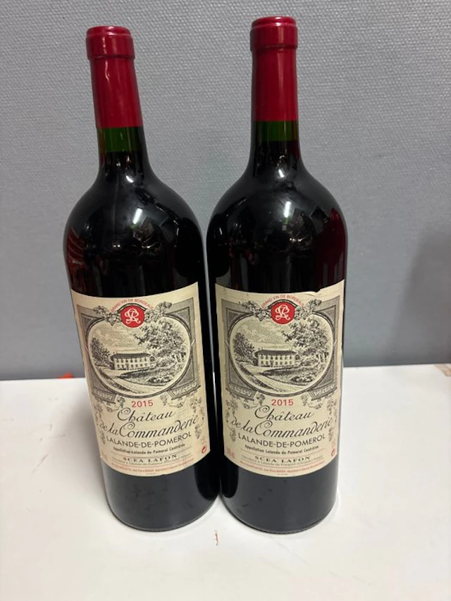 2015 Chateau de la Commanderie - Lalande-de-Pomerol - 2 Magnums (1.5L)