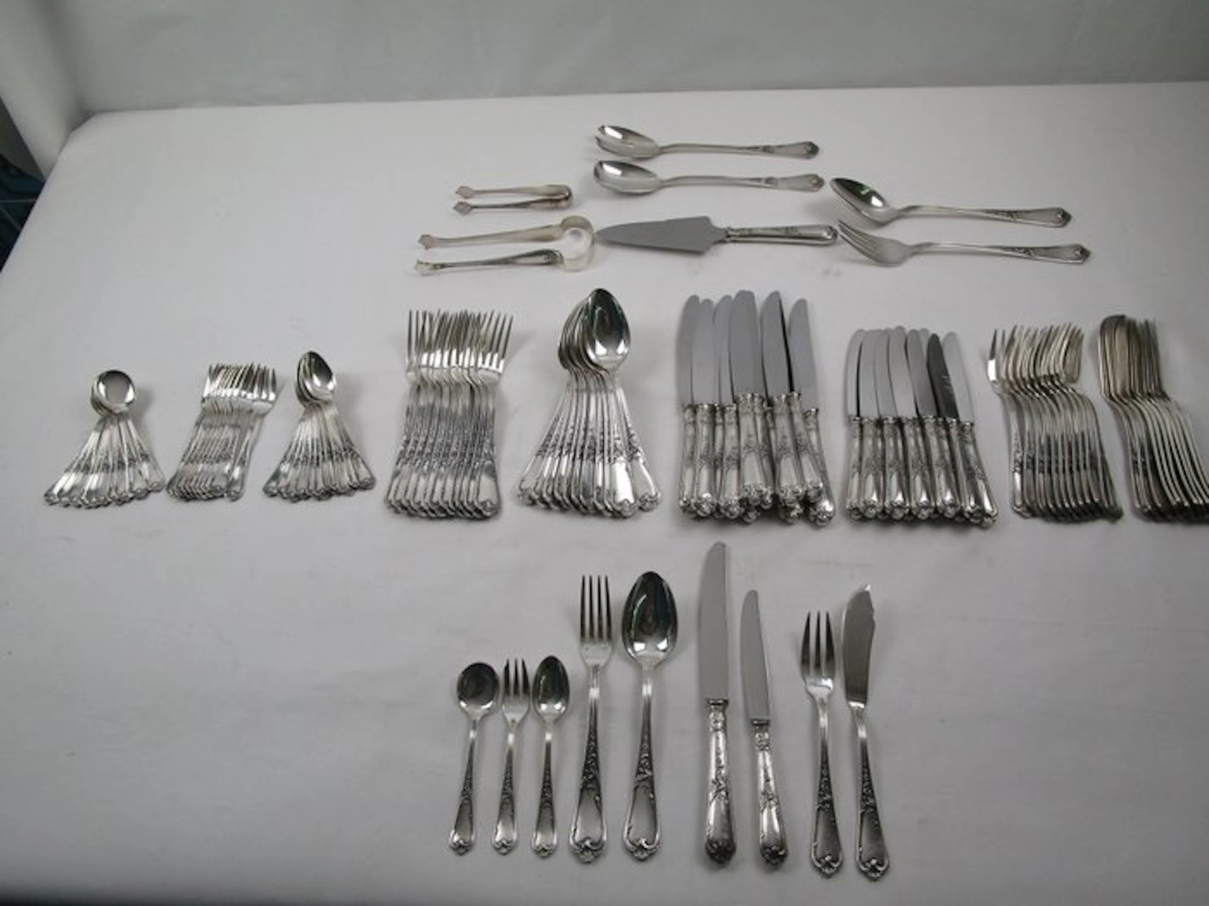 Ercuis - Cutlery set - France - Silverware / Rococo - 115...