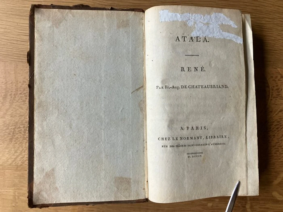 François-René de Chateaubriand - Atala / René - 1805
