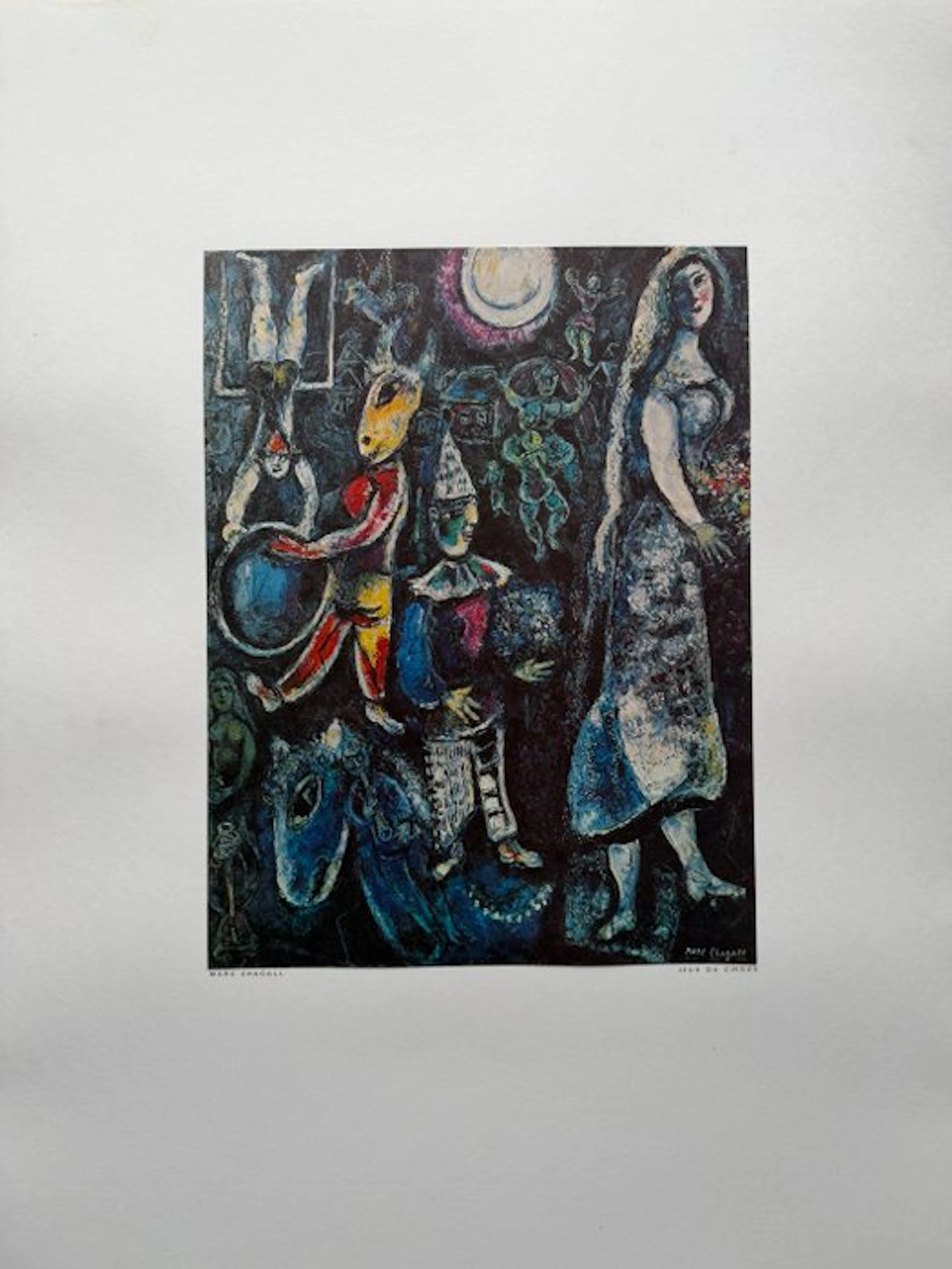 Marc Chagall (1887-1985) - Les amoureux du Cirque
