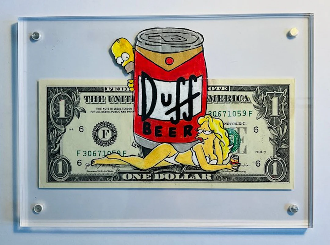Lex (1979) - “ You Know You Want It “ Dollar Bill -frame included- No reserve
