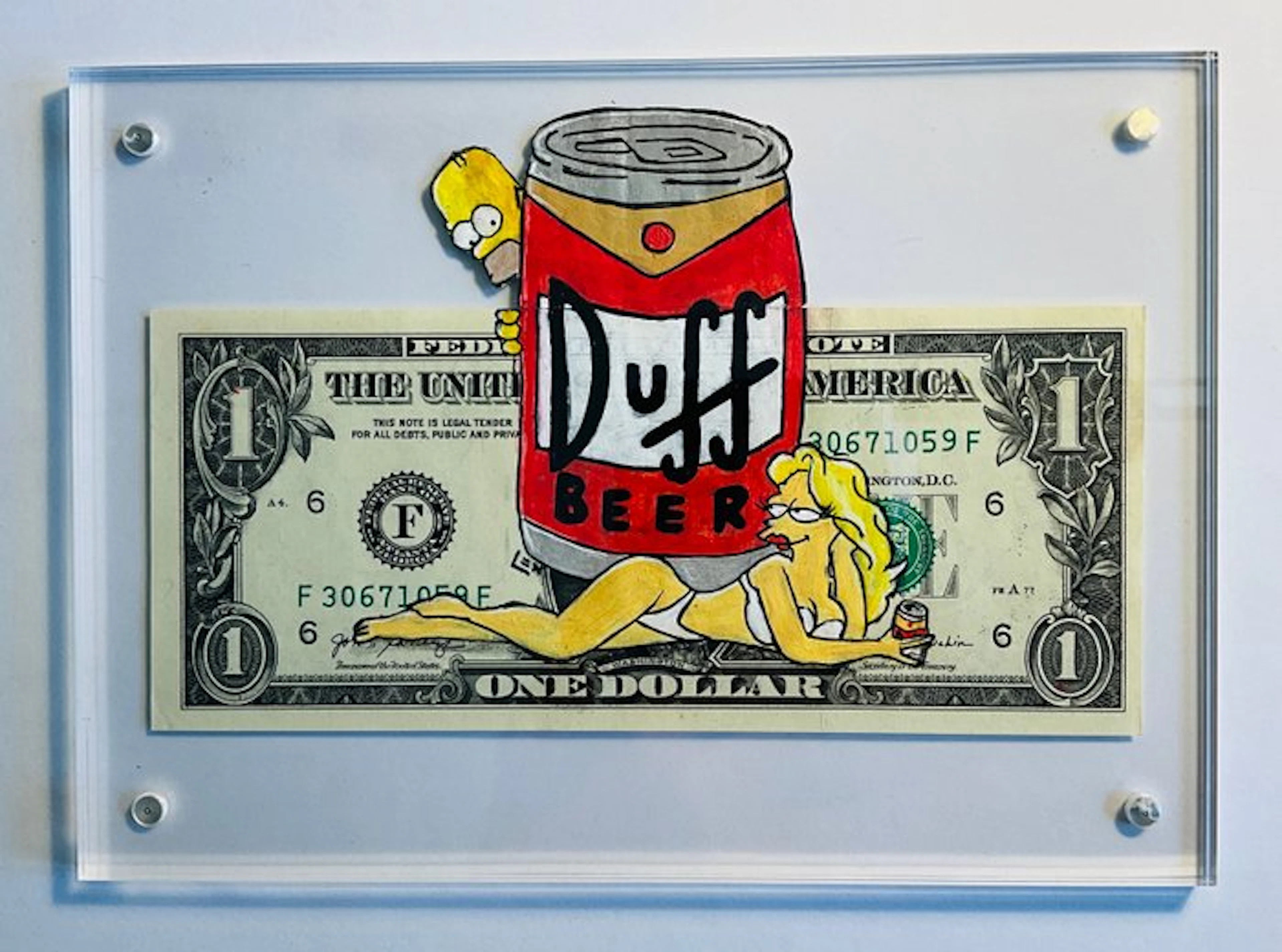 Lex (1979) - “ You Know You Want It “ Dollar Bill -frame included- No reserve