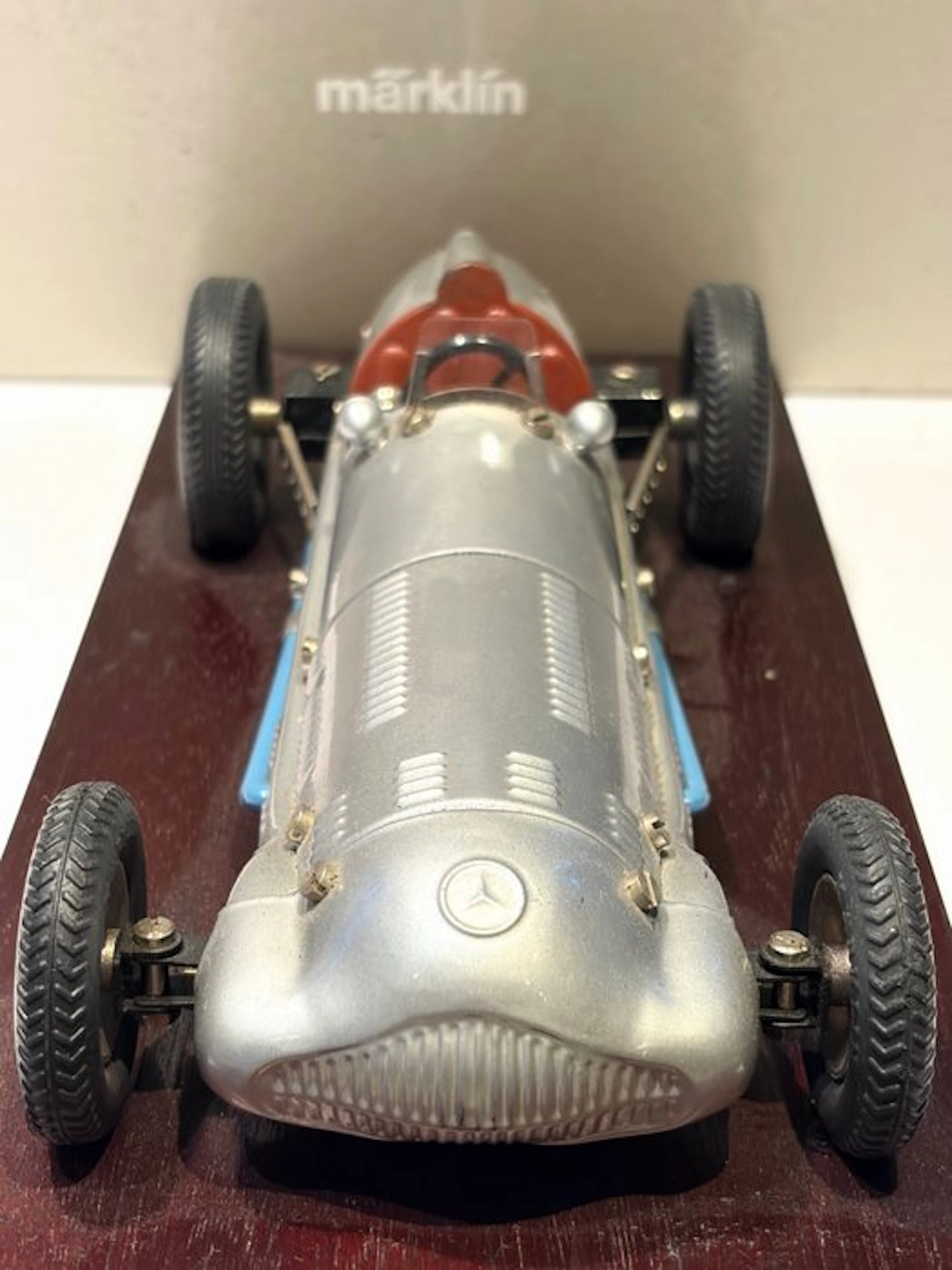 Märklin - Tin toy - Mercedes Rennwagen Silberpfeil Uhrwerk - Germany