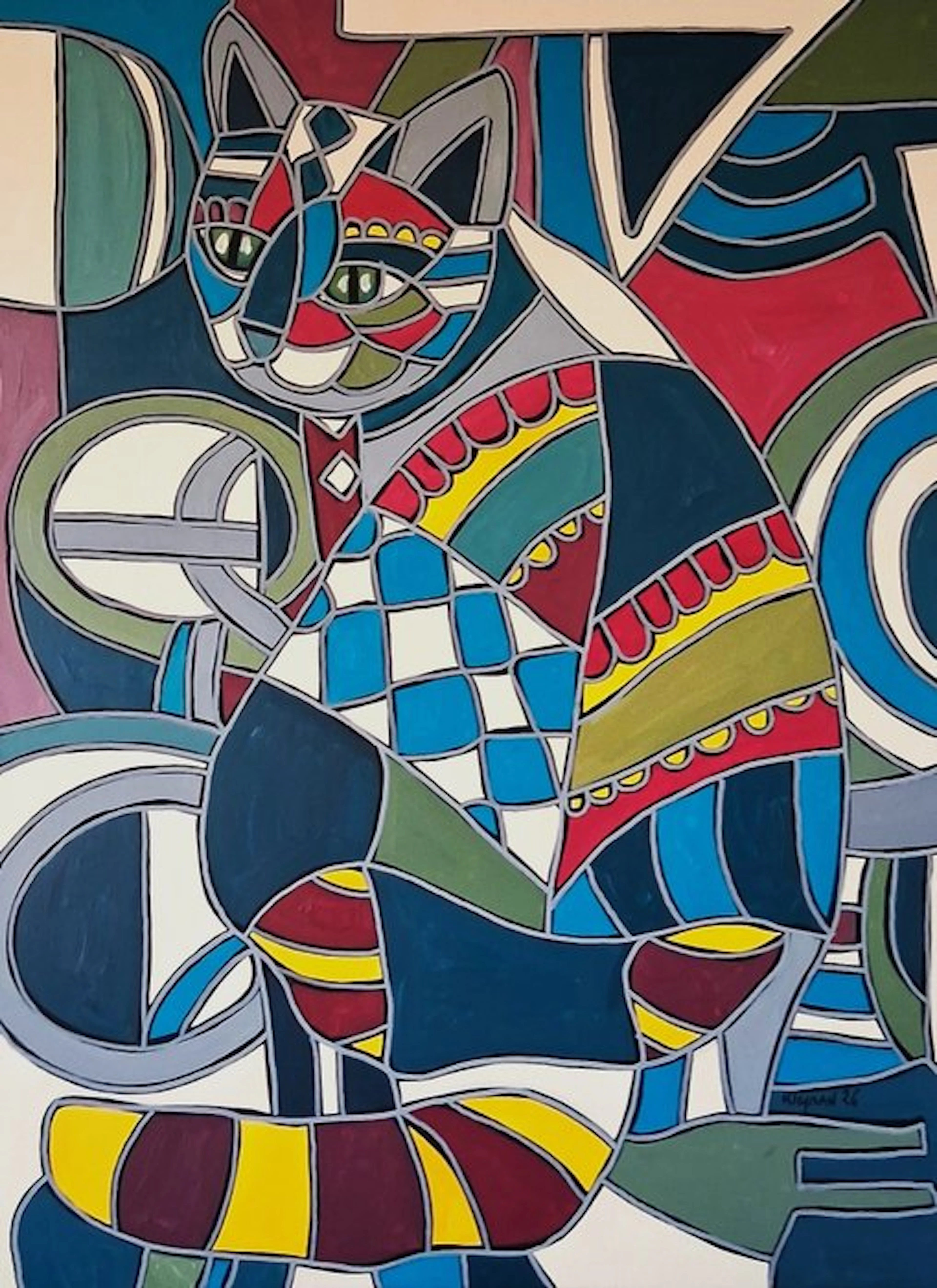 Patricia Kleyman - Un Amour de chat Multicolore