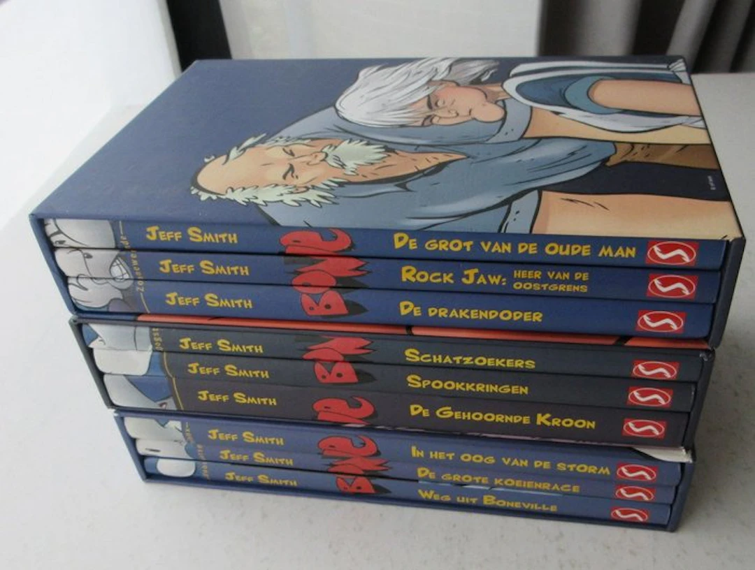 Bone 1 t/m 9 - HC in 3 boxen - 9 Album - First edition - 2008/2011