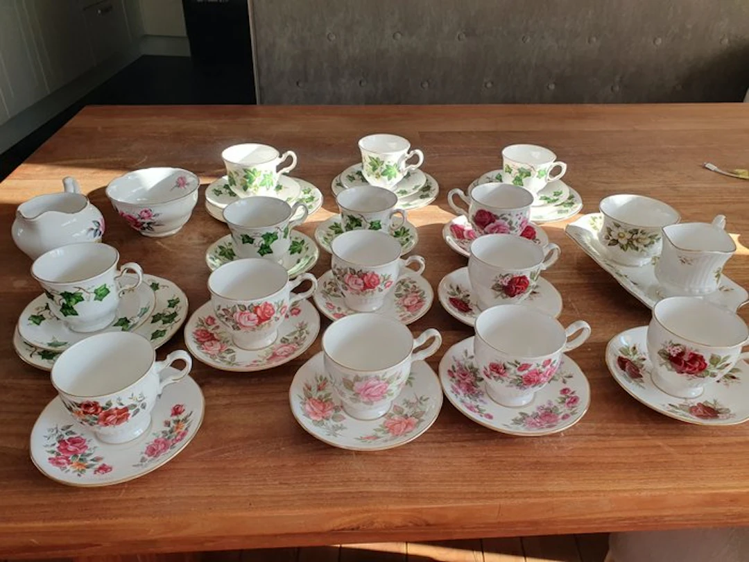 Queen Anne en andere Engelse topmerken - Table service...