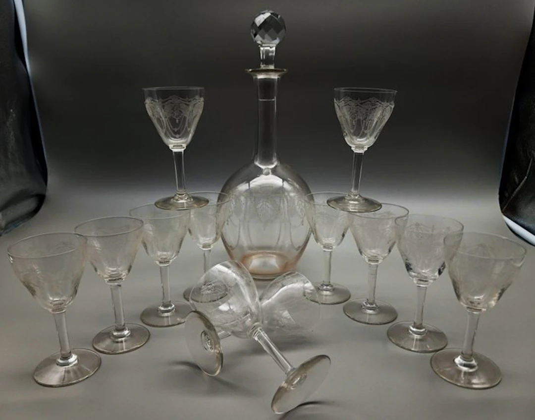 Cristalleria francese - Drinking service (13) - Crystal