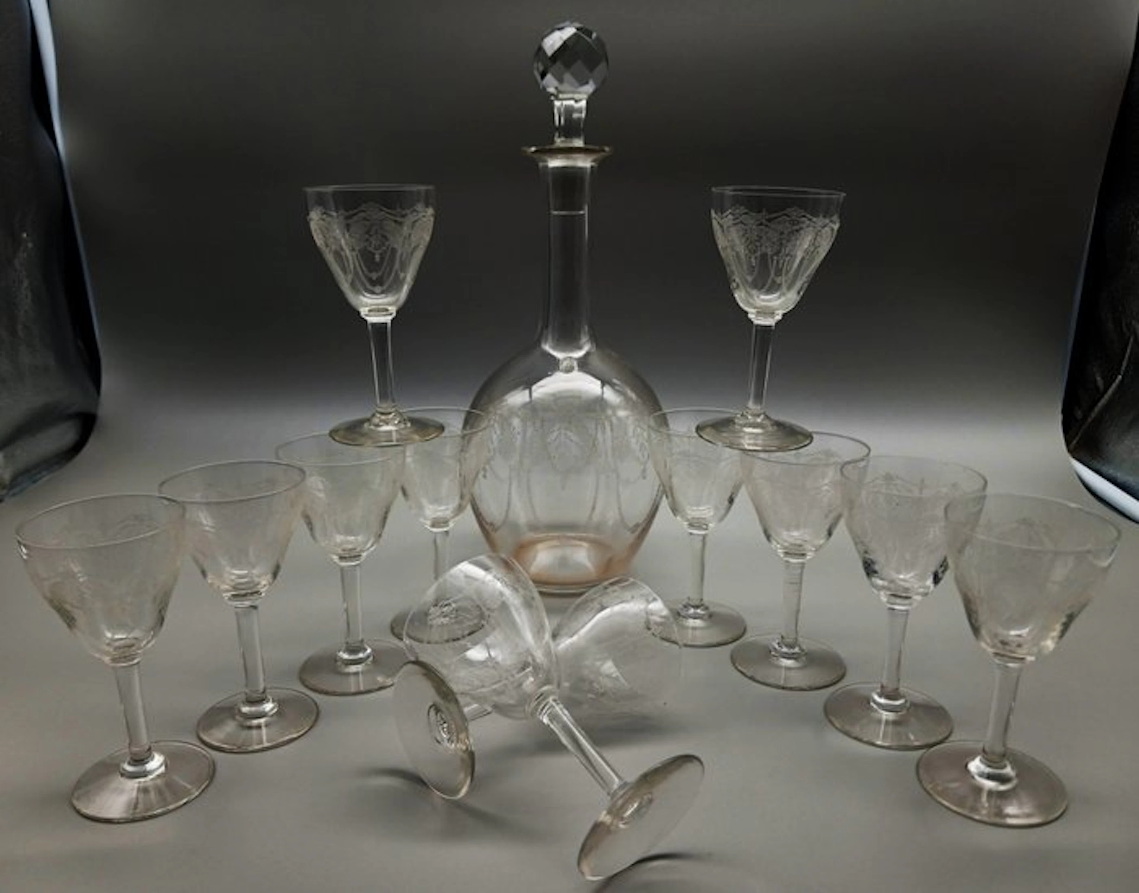 Cristalleria francese - Drinking service (13) - Crystal