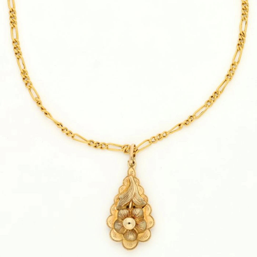 Necklace - 18 kt. Yellow gold - France, ca. 1879–1910