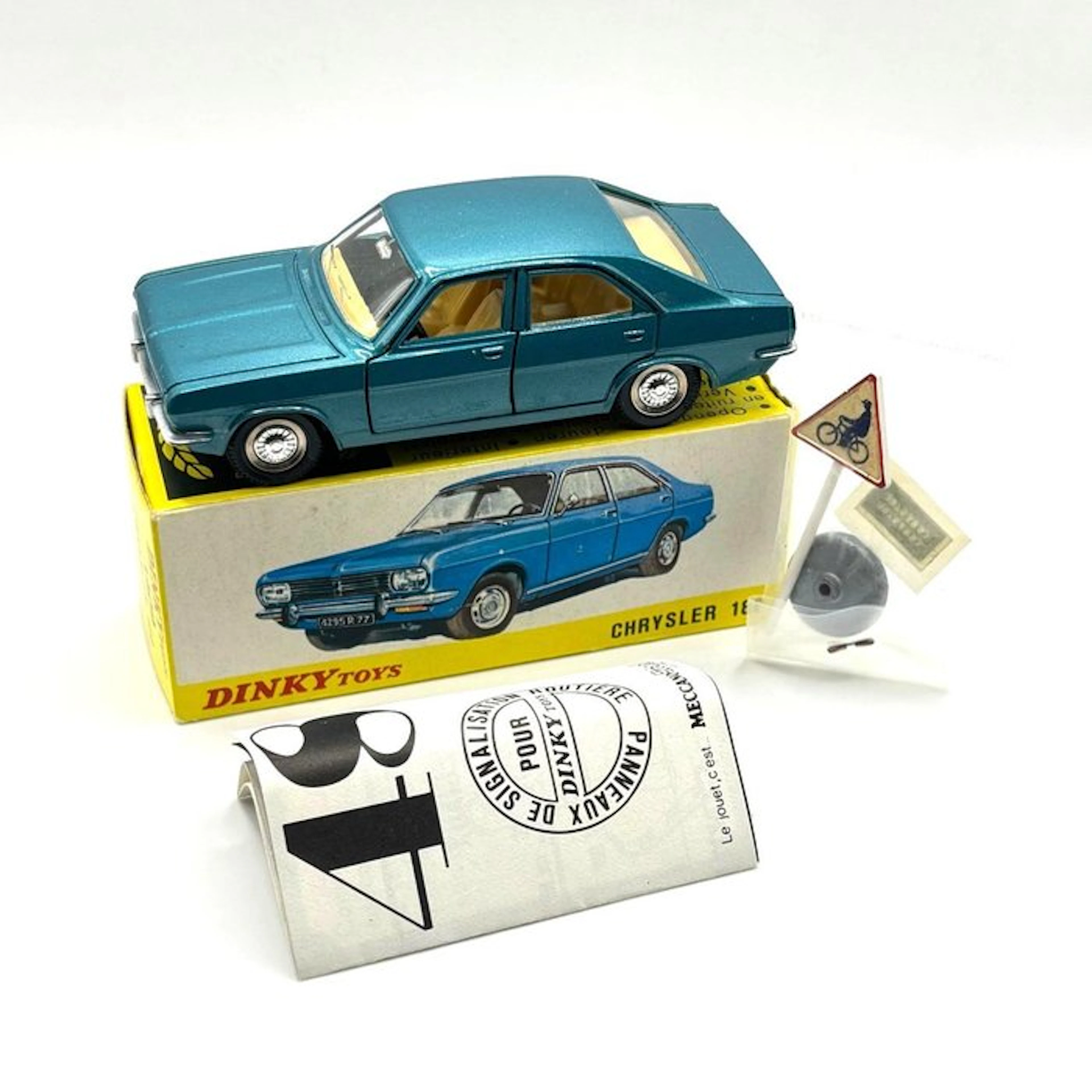 Dinky Toys 1:43 - Model car - Dinky Toys 409 Chrysler 180...