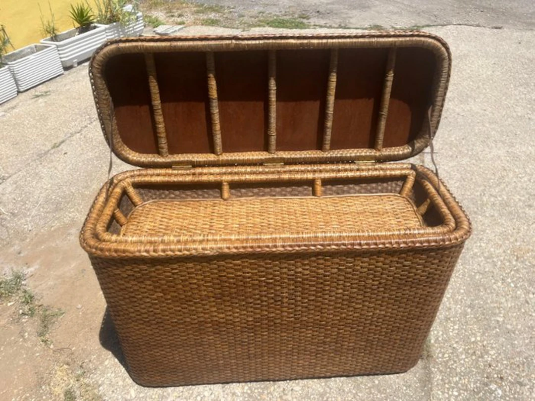Cassapanca - Rattan - Rattan storage bench