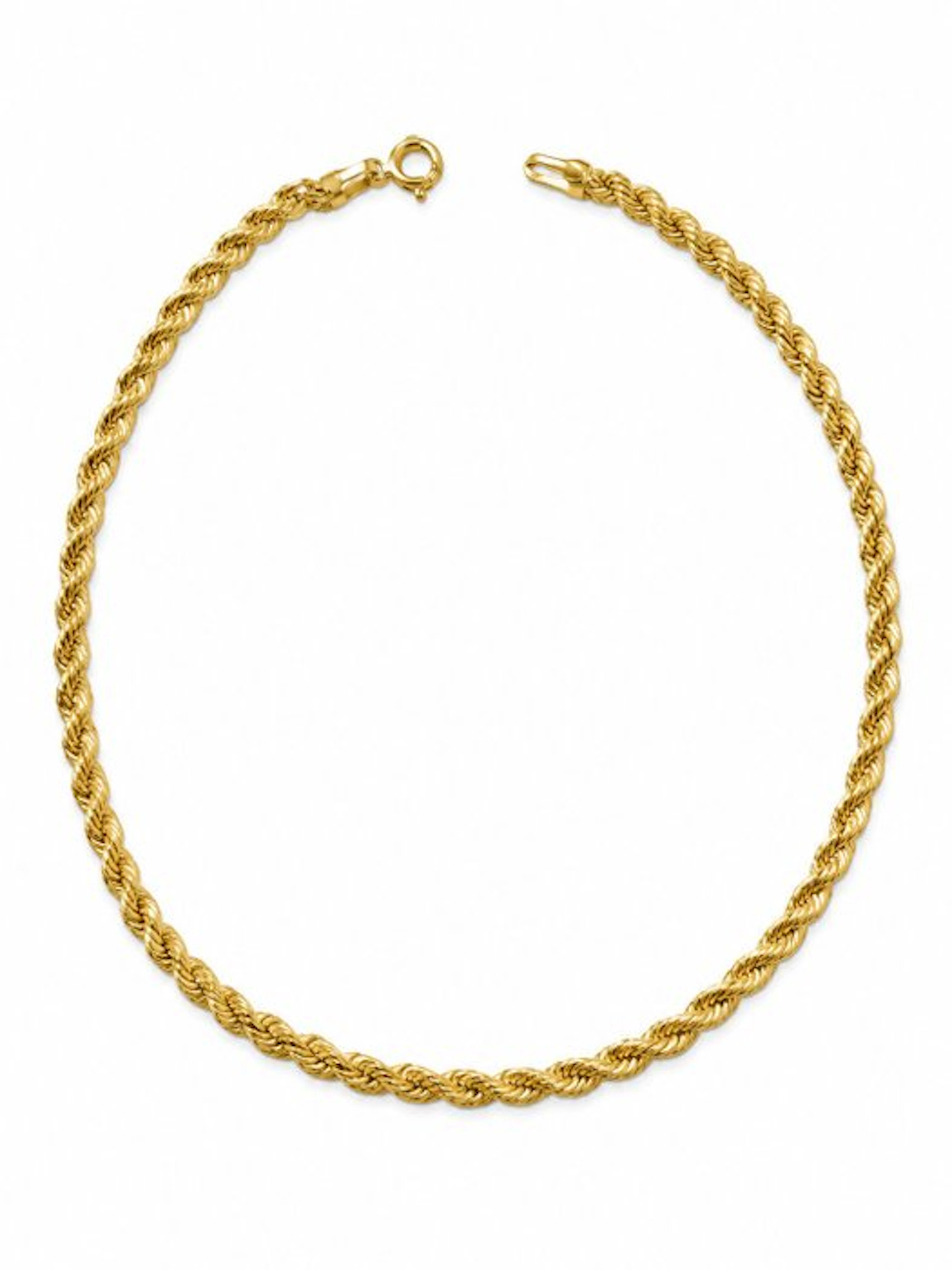 No reserve price - Bracelet - 18 kt. Yellow gold - 2 mm - 20.5 cm - 1 g