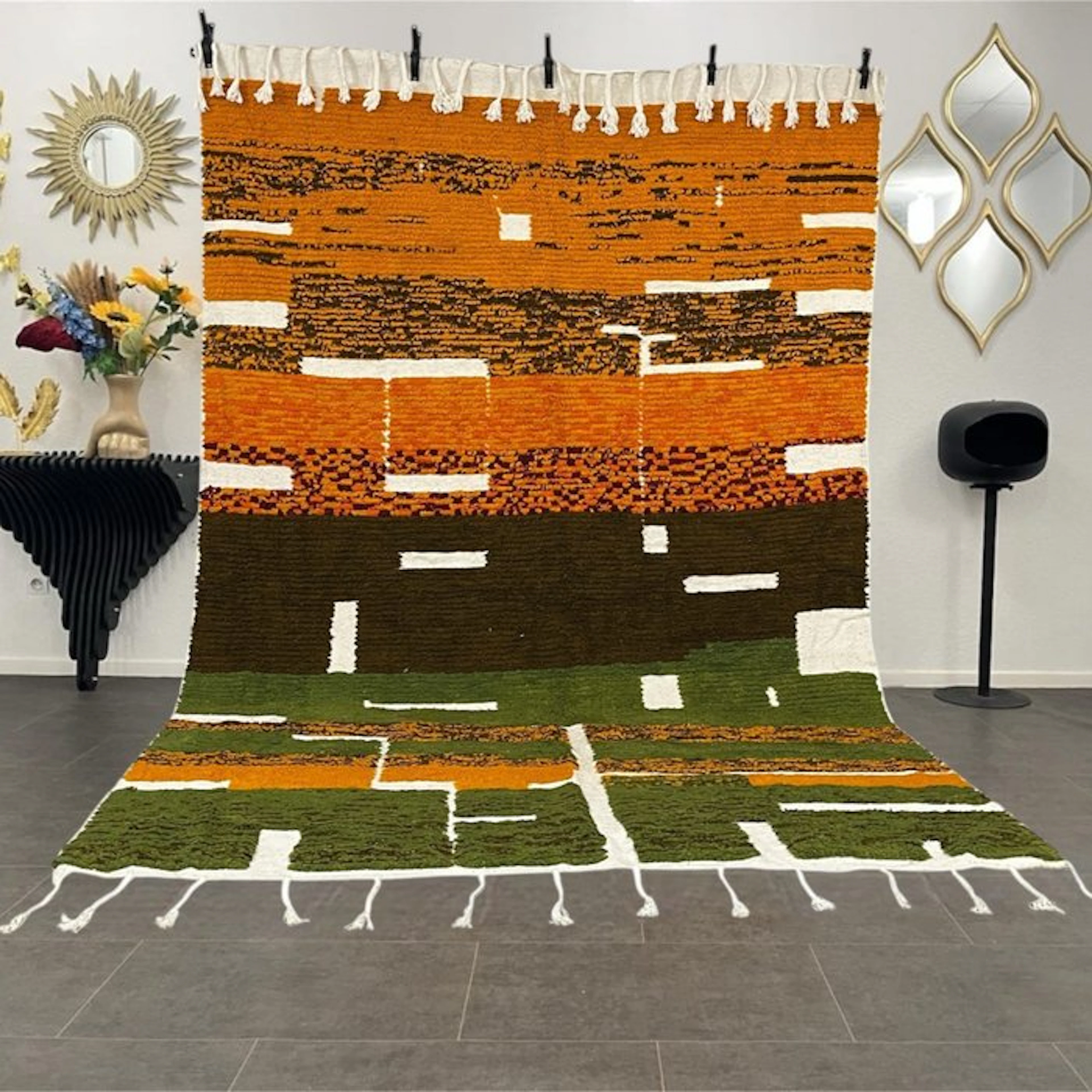 Berber, Large Berber rug – Beni Ourain style – Handwoven...