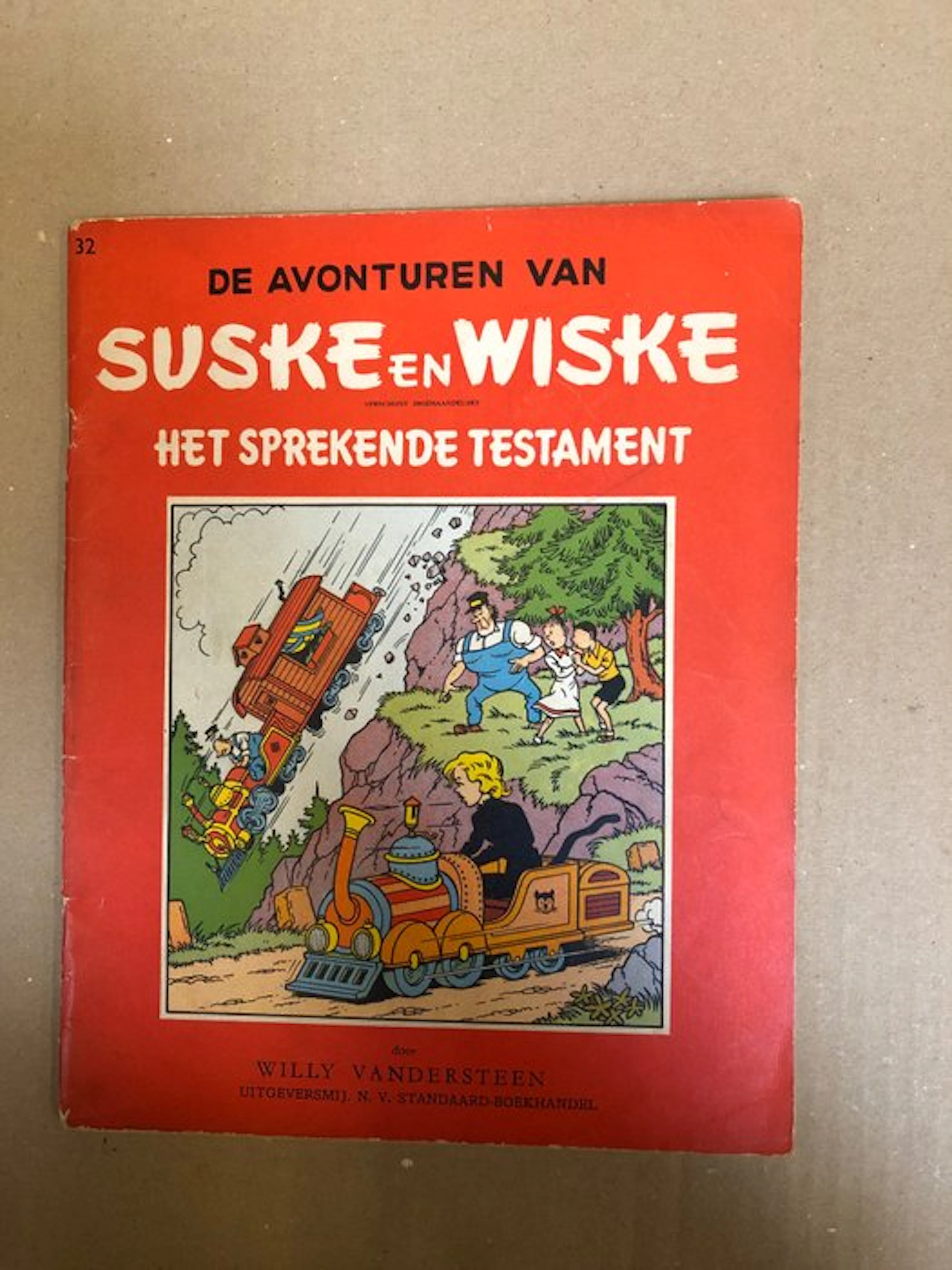 Suske en Wiske RV-32 - Het sprekende testament - 1 Album - First edition - 1958