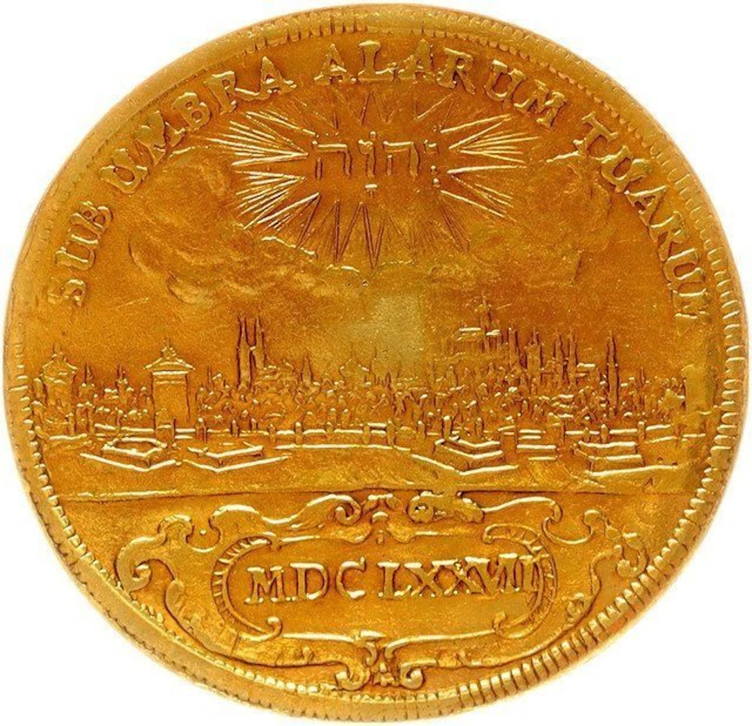 Germany, Nuremberg. –. 5 Dukaten 1677