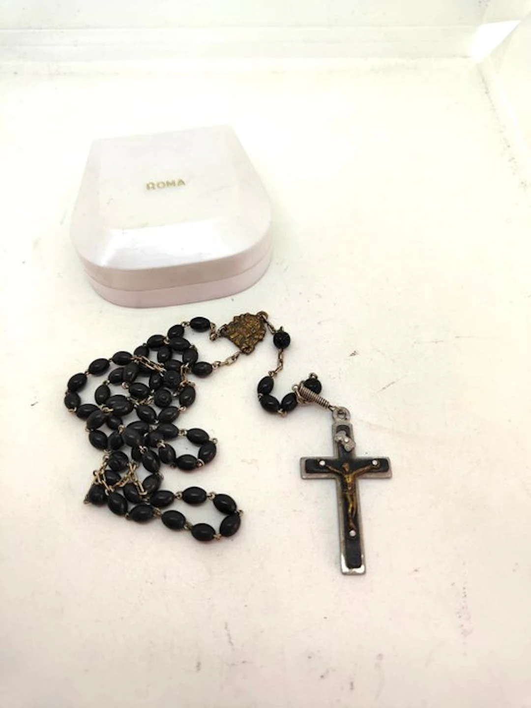 Rosary - Rare Papal Rosary Vatican - Vacant See - - 1960-1970