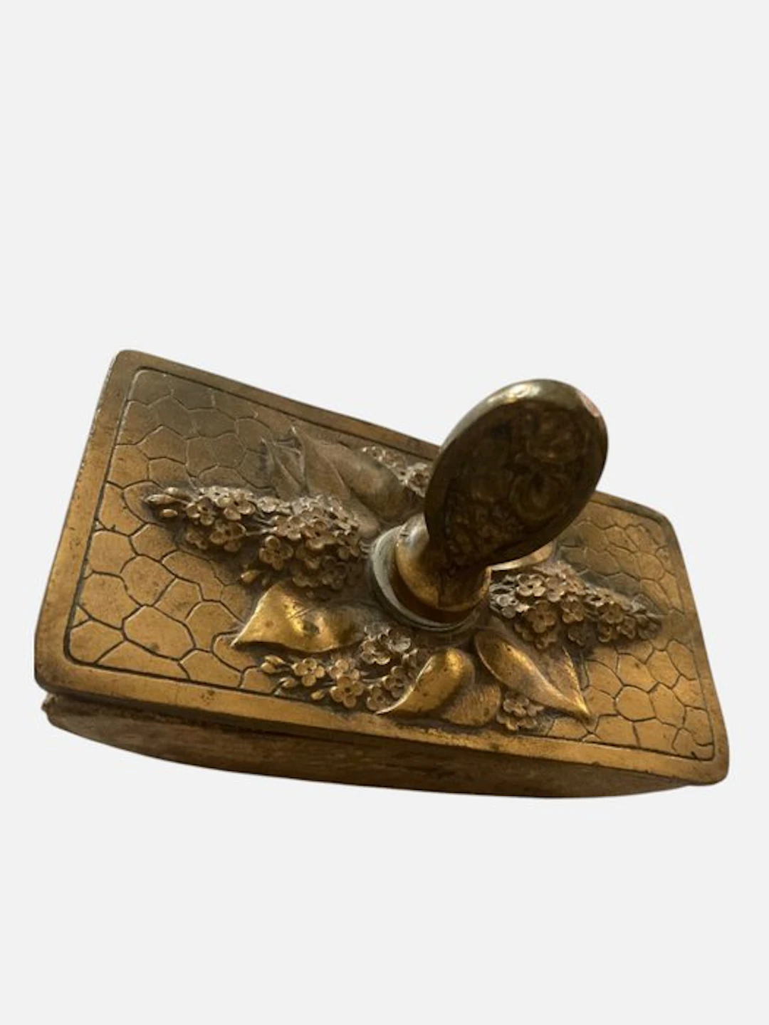 o.Lelievre - Desk - Gilt bronze - Rare tampon blotter