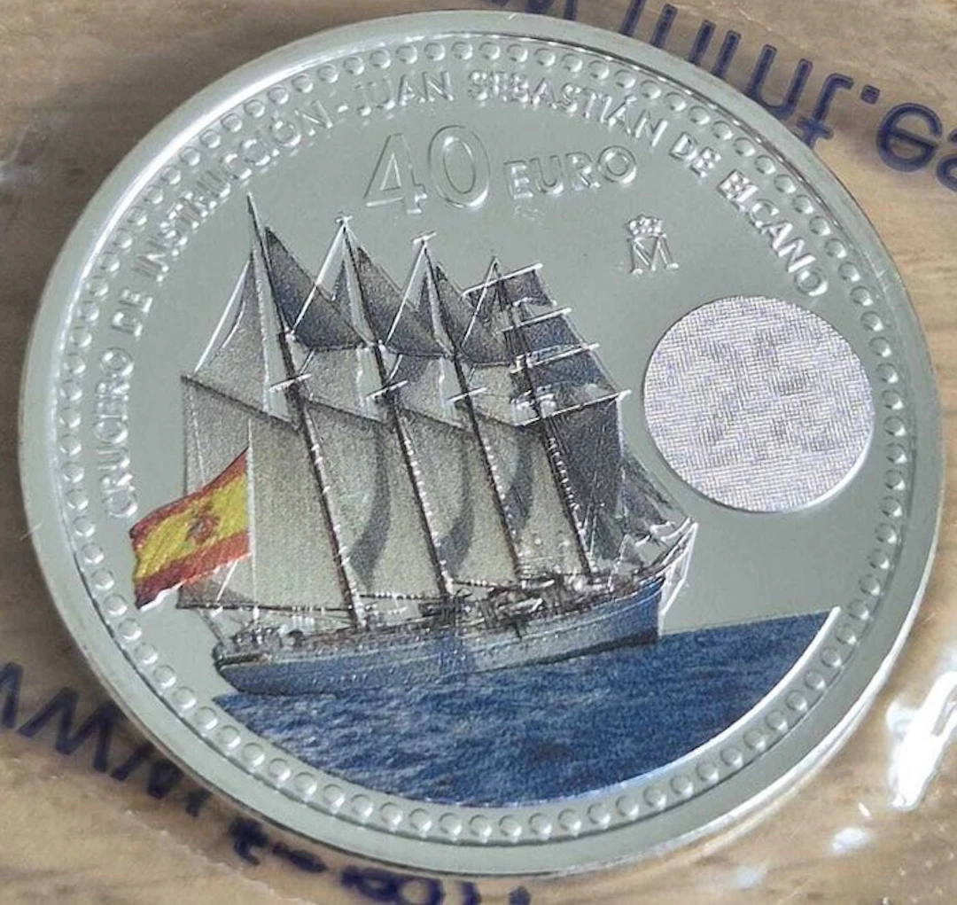 Spain. 40 Euro 2025 "Elcano" (No reserve price)