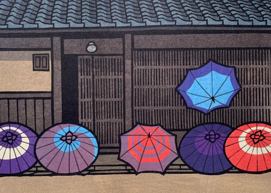 “After rainfall" - Signed by artist in pencil - Nishijima Katsuyuki (b
