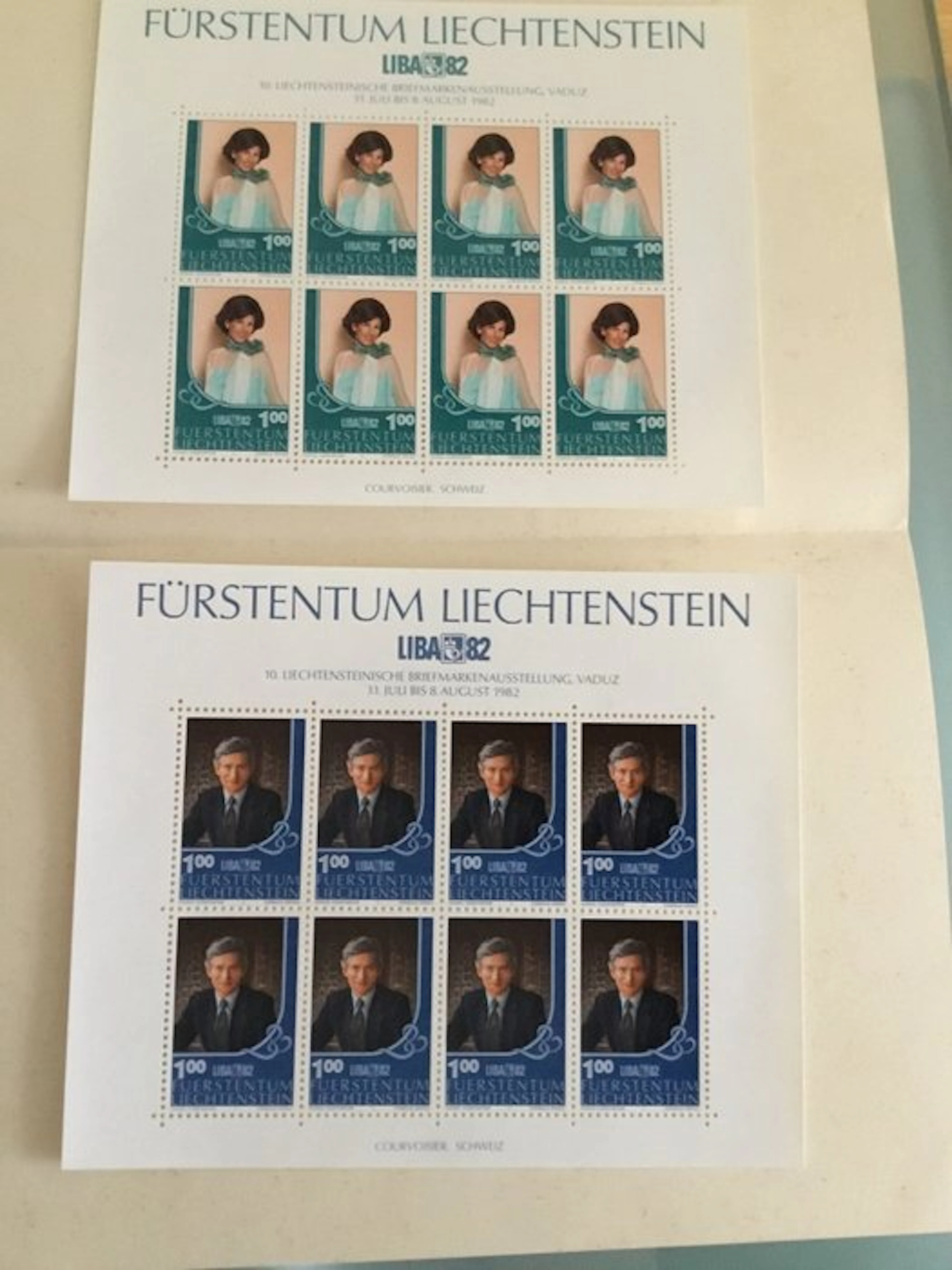 Liechtenstein 1967/1988 - A share from an inheritance.