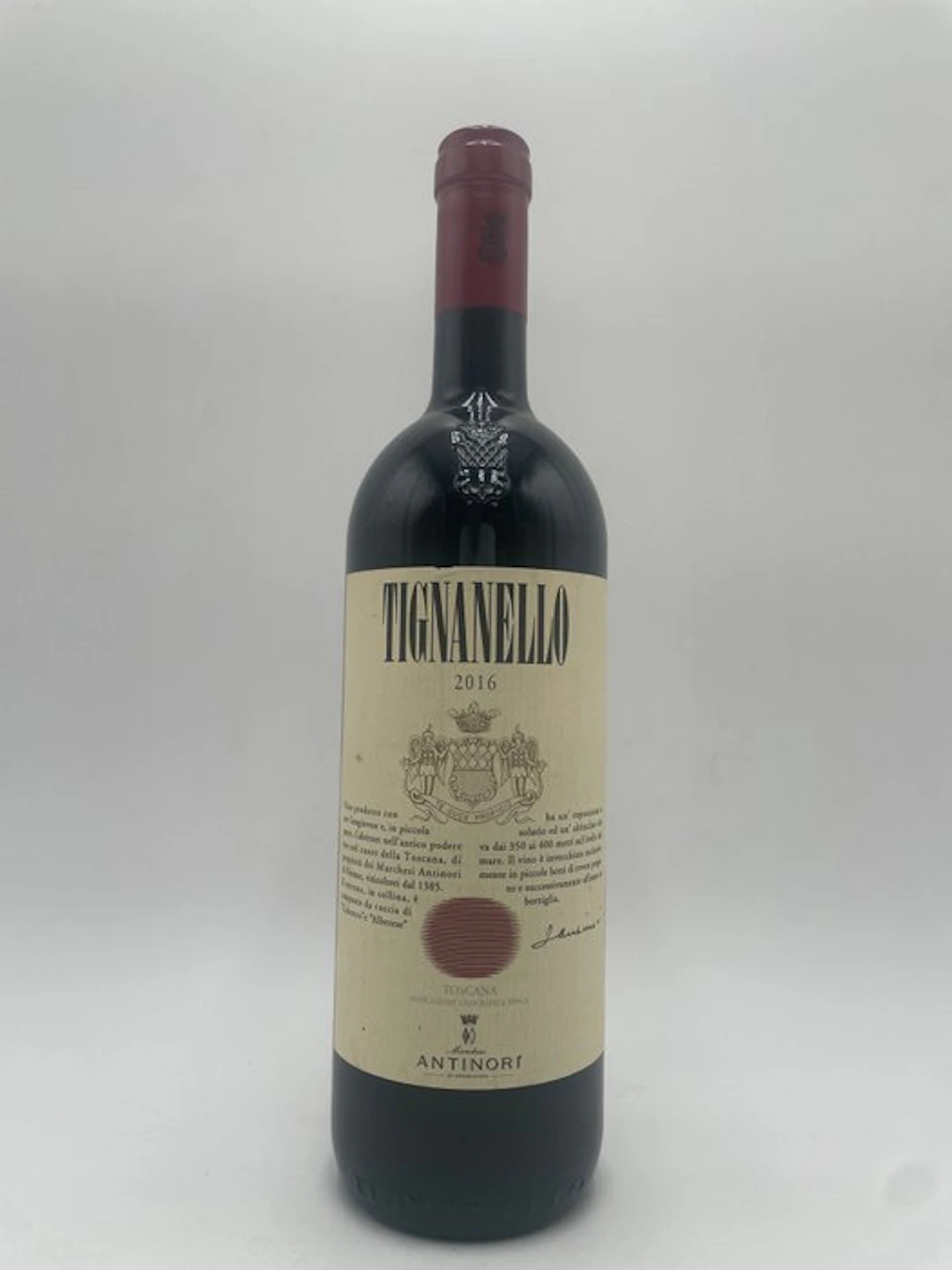 2016 Marchesi Antinori Tignanello - Tuscany IGT - 1 Bottle (0.75L)