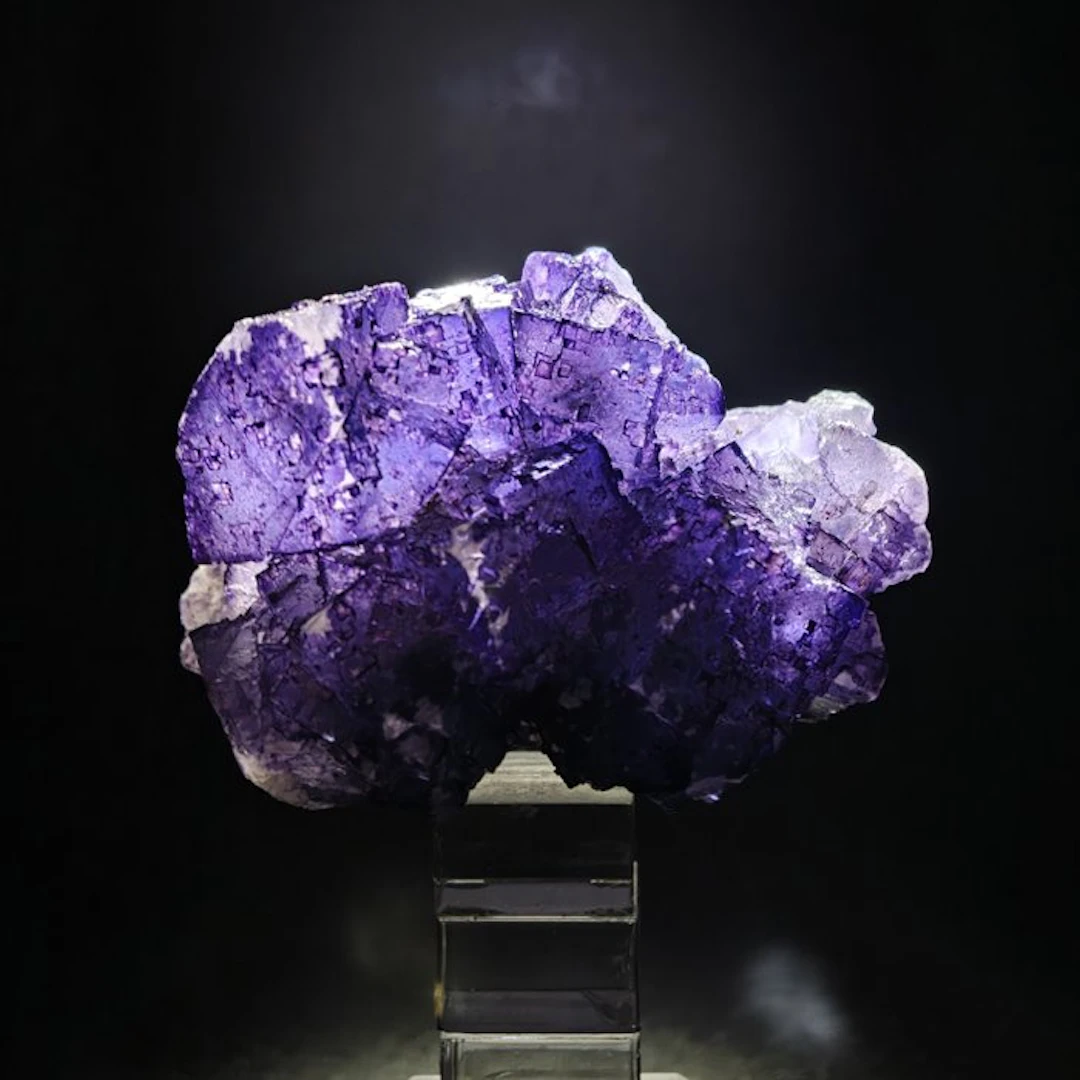 Purple fluorite aesthetic