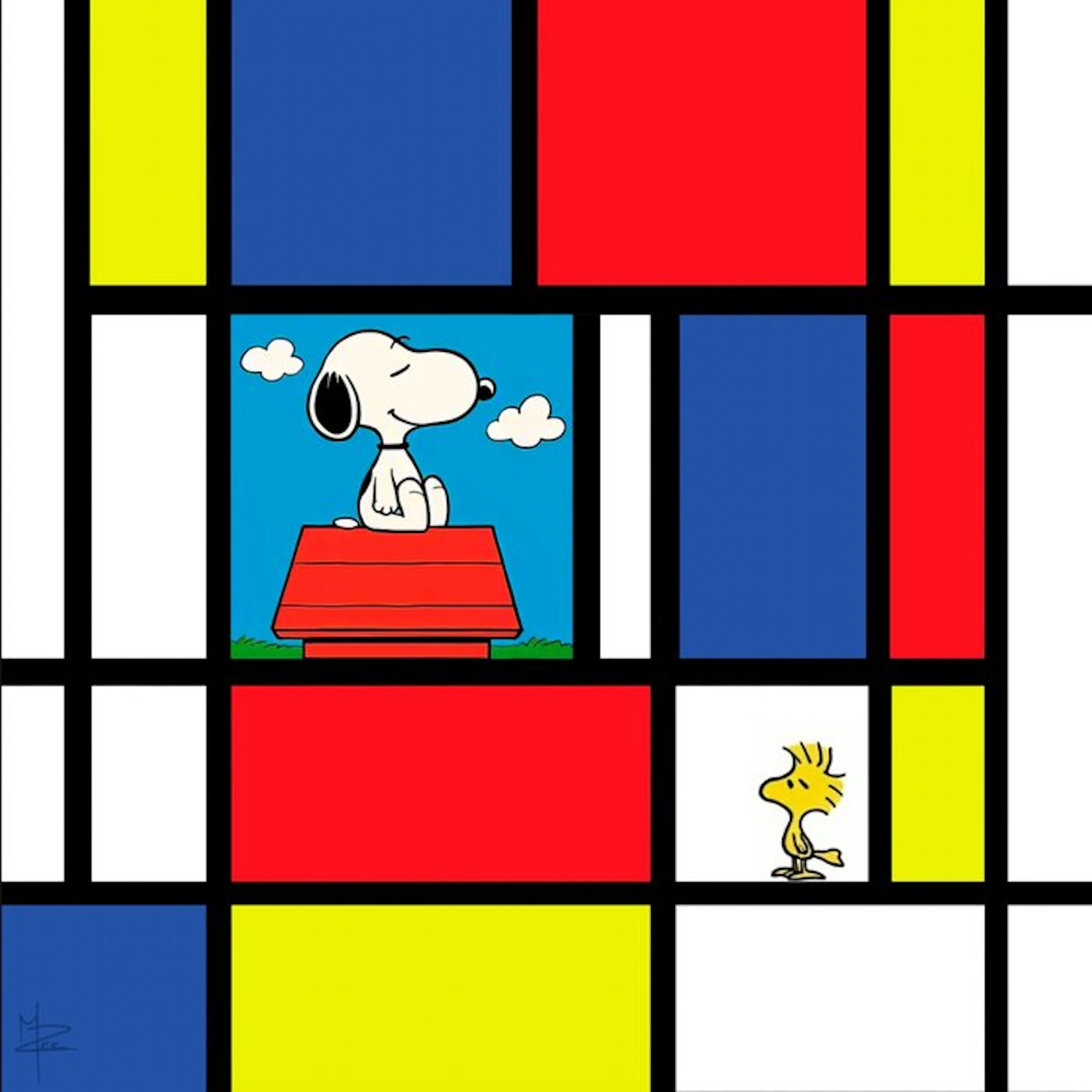 PLM-Art - Snoopy Mondrian