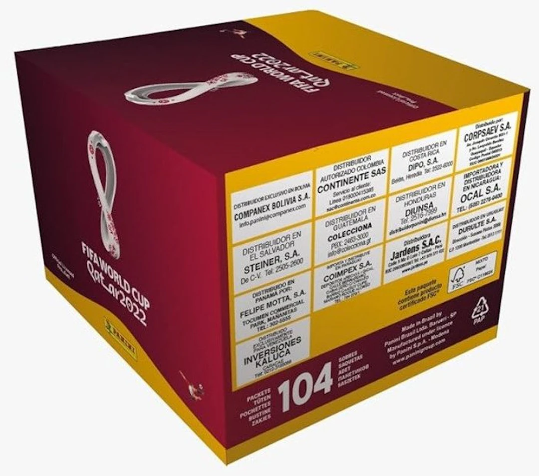 Panini Qatar 2022 - 104 packs Cristiano Ronaldo