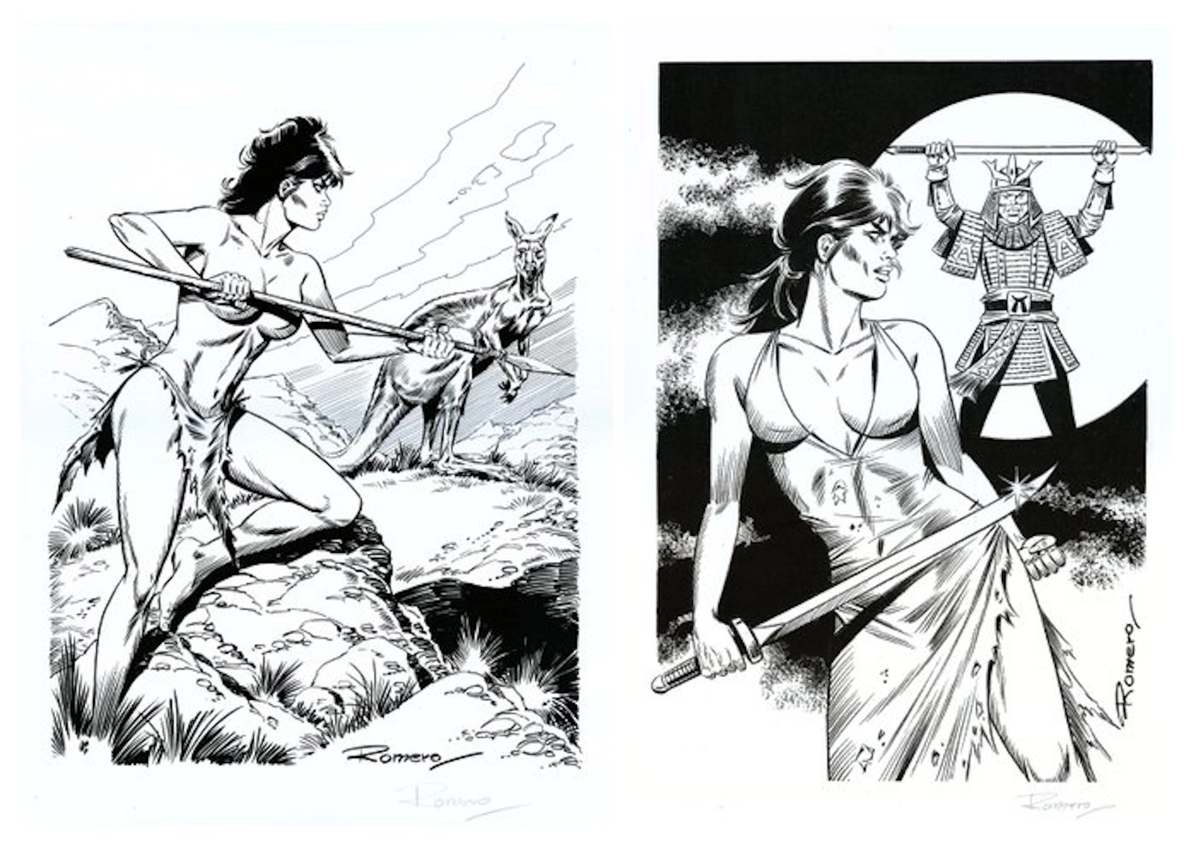 Enric Badia Romero - 2 Print - Modesty Blaise - Limited edition - Signed
