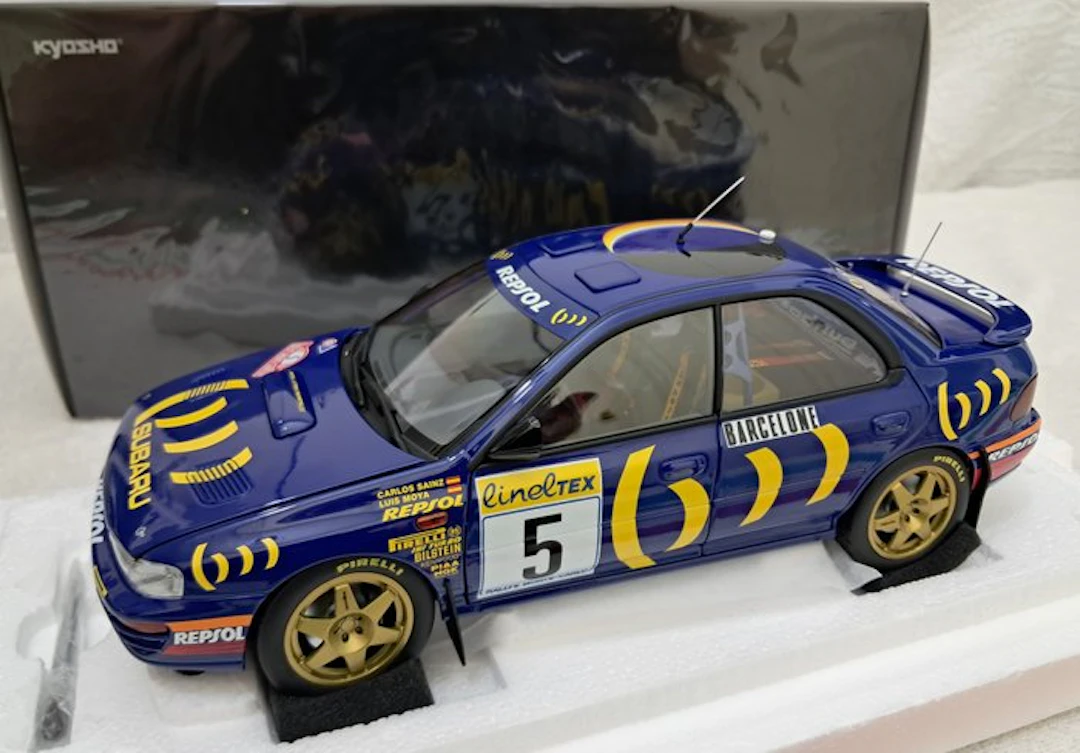 Kyosho 1:18 - Model sports car - SUBARU IMPREZA 555 n