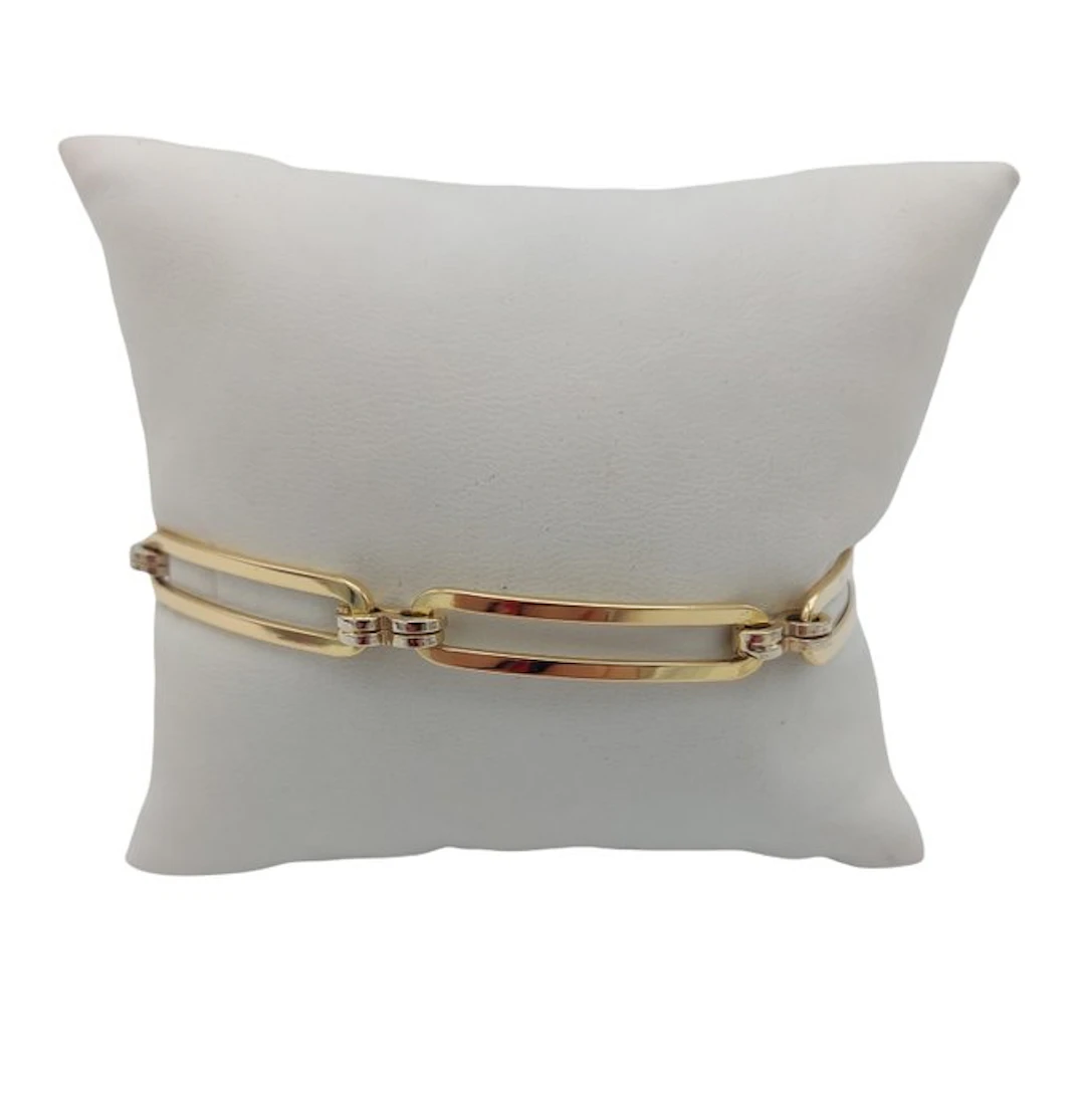 Bracelet - 18 kt. Yellow gold, White gold