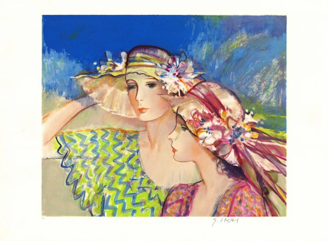 Sachiko Imai (1933) - Femmes aux chapeaux de paille