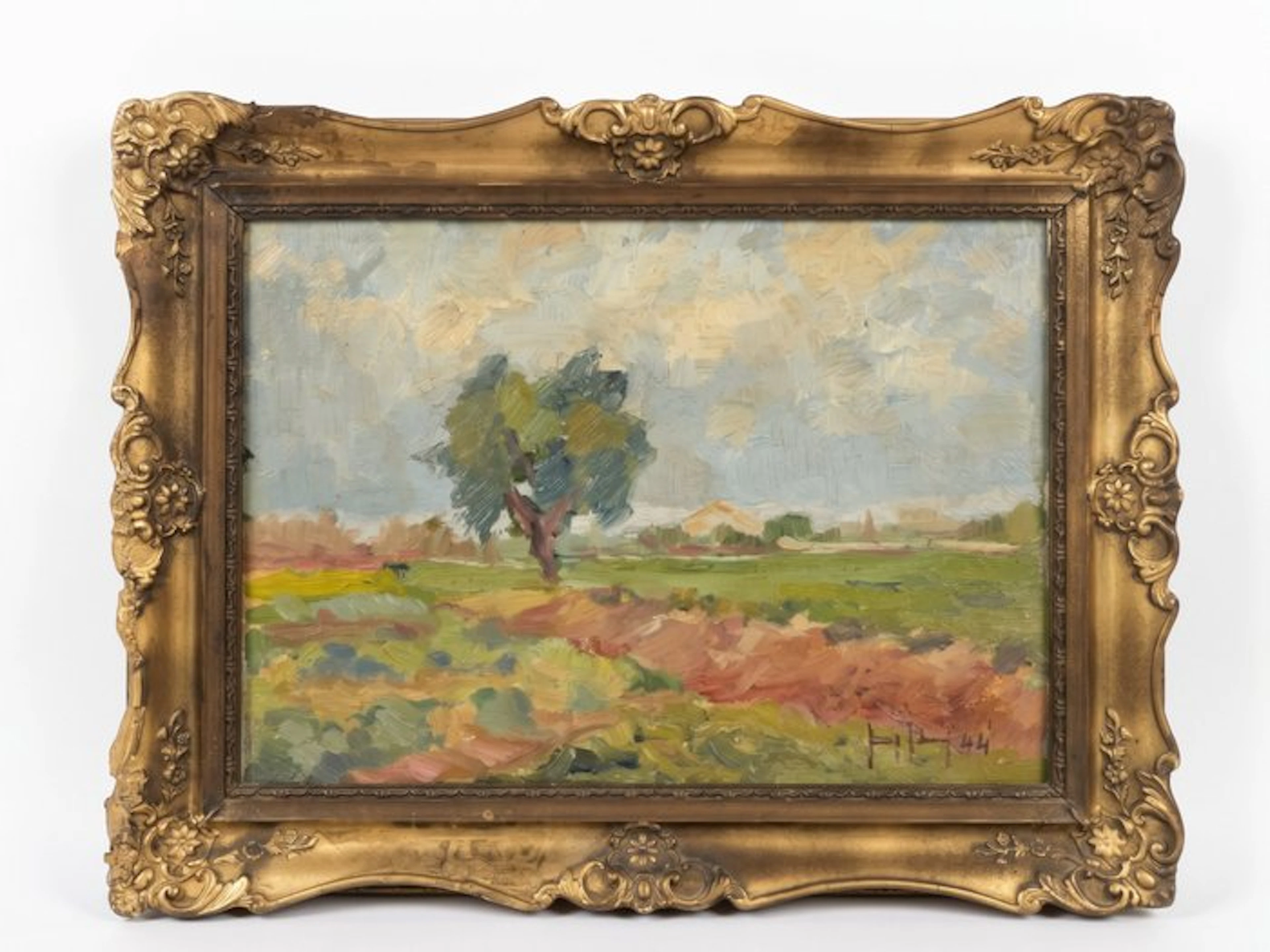Escuela Impresionista (XX) - Campos en Primavera