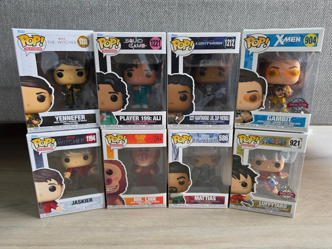 Funko - Funko Pop Yennefer; Player 199: Ali; Izzy Hawthorne; Gambit;