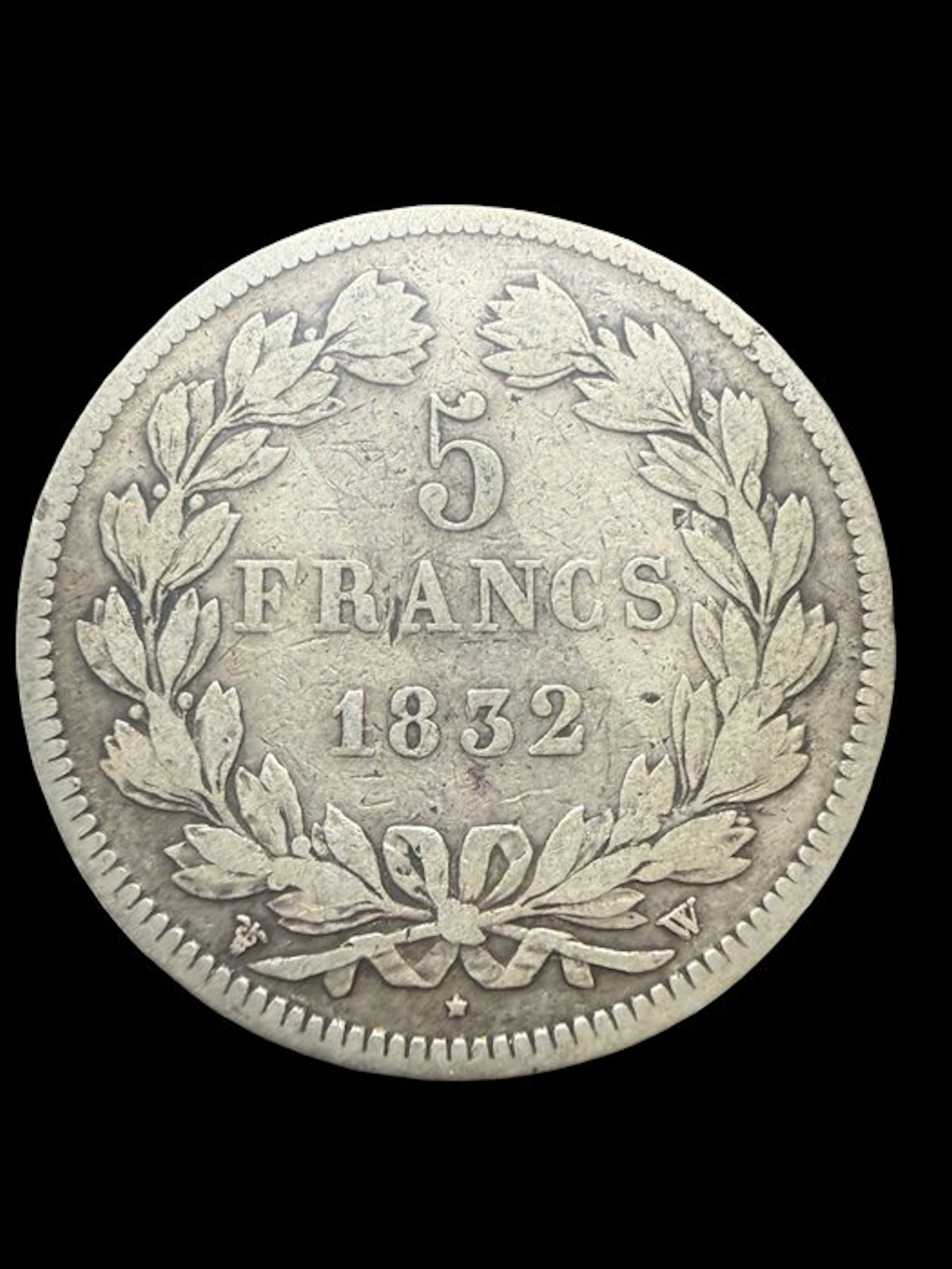 France. Louis Philippe I. 5 Francs 1832-W, Lille (No reserve price)