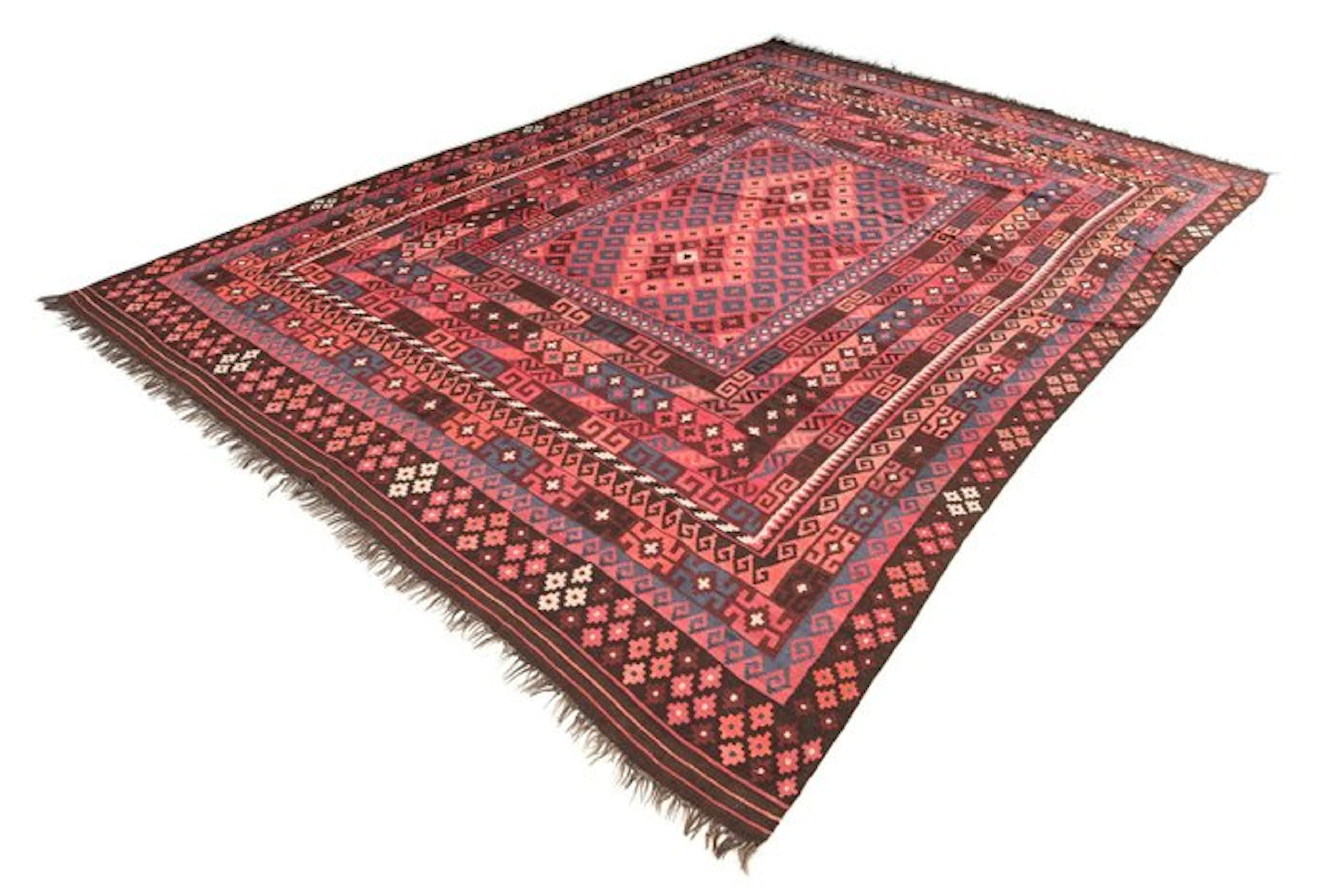 Old Afghan Kilim Kunduz - Carpet - 408 cm - 288 cm